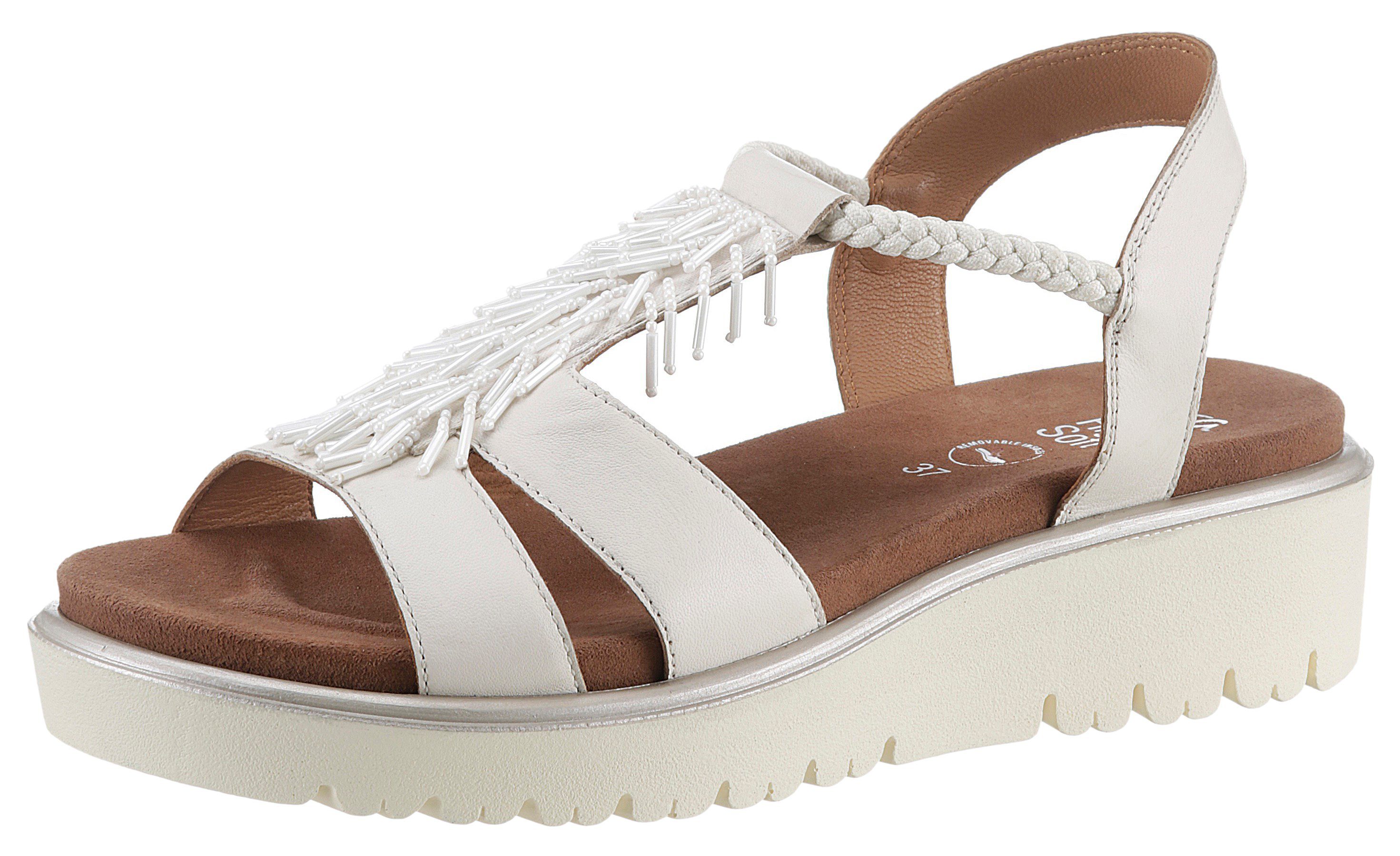 Ara BILBAO Riemchensandale, Sommerschuh, Sandalette, Keilabsatz, günstig online kaufen