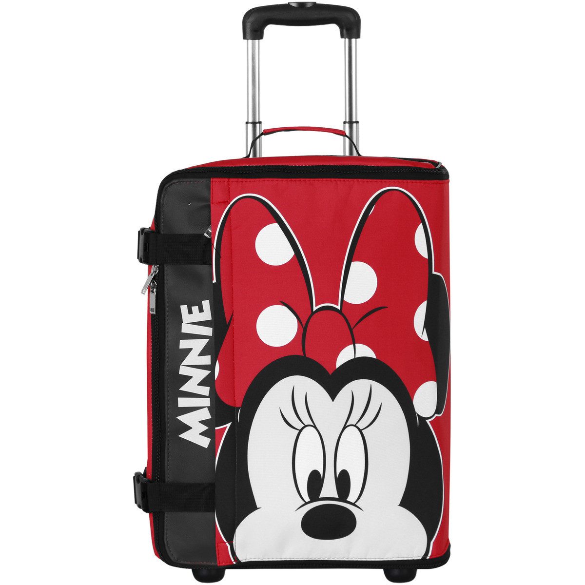 Disney Kinderkoffer Minnie Mouse Mädchen, Koffer, Kinderkoffer, Reisekoffer, Trolley, Reisetasche