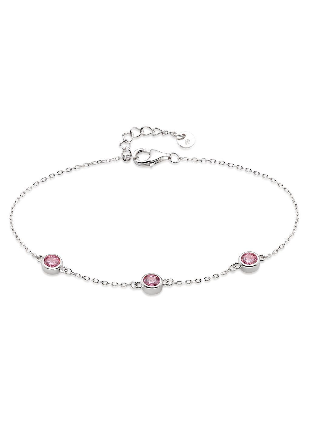 HECHTER PARIS Armband Ювелірні вироби Geschenk Silber 925 Armschmuck Armkette Ankerkette, mit Zirkonia (synth)