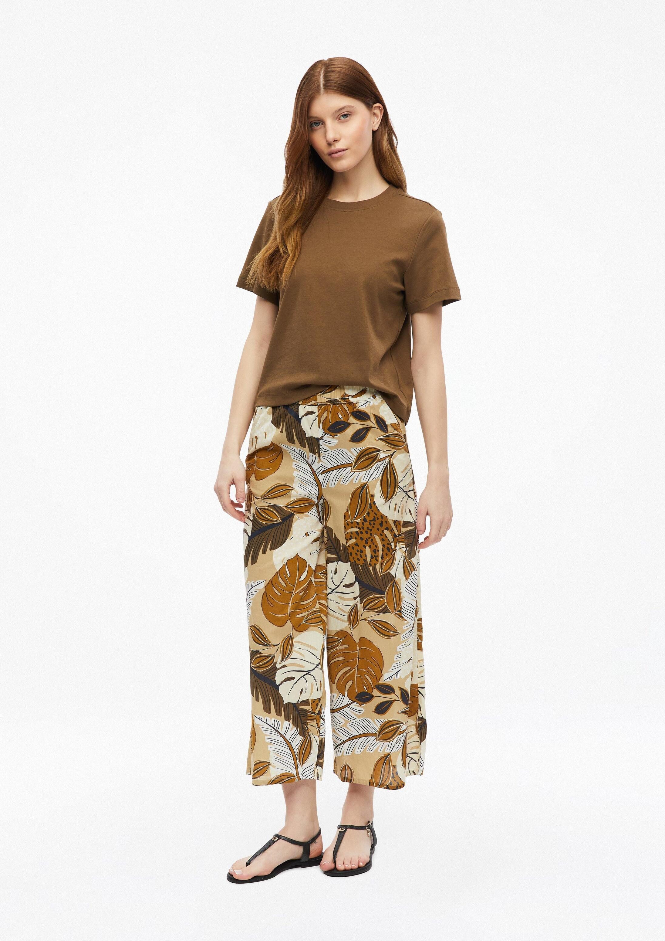 s.Oliver Culotte Hose Culotte mit All-over-Print