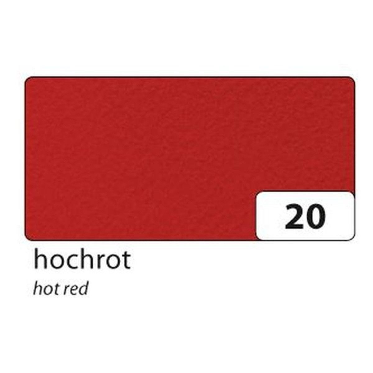 Folia Bastelfilz folia Bastelfilz 150g/m² hochrot 45cmx5m