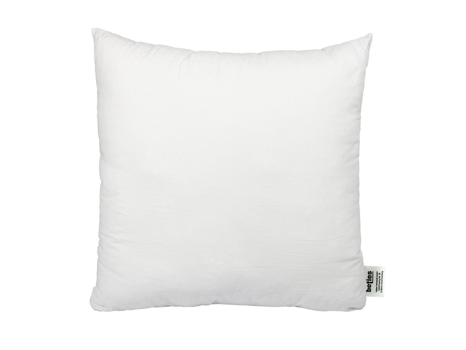 beties Kunstfaserkopfkissen PublikFree, Füllung: 100% Polyester Faserbällchen, Bezug: Baumwolle, Seitenschläfer, Rückenschläfer, Bauchschläfer, 1 Stück, Kissenfüllung ca. 50x50 cm Polyester-Faserbällchen