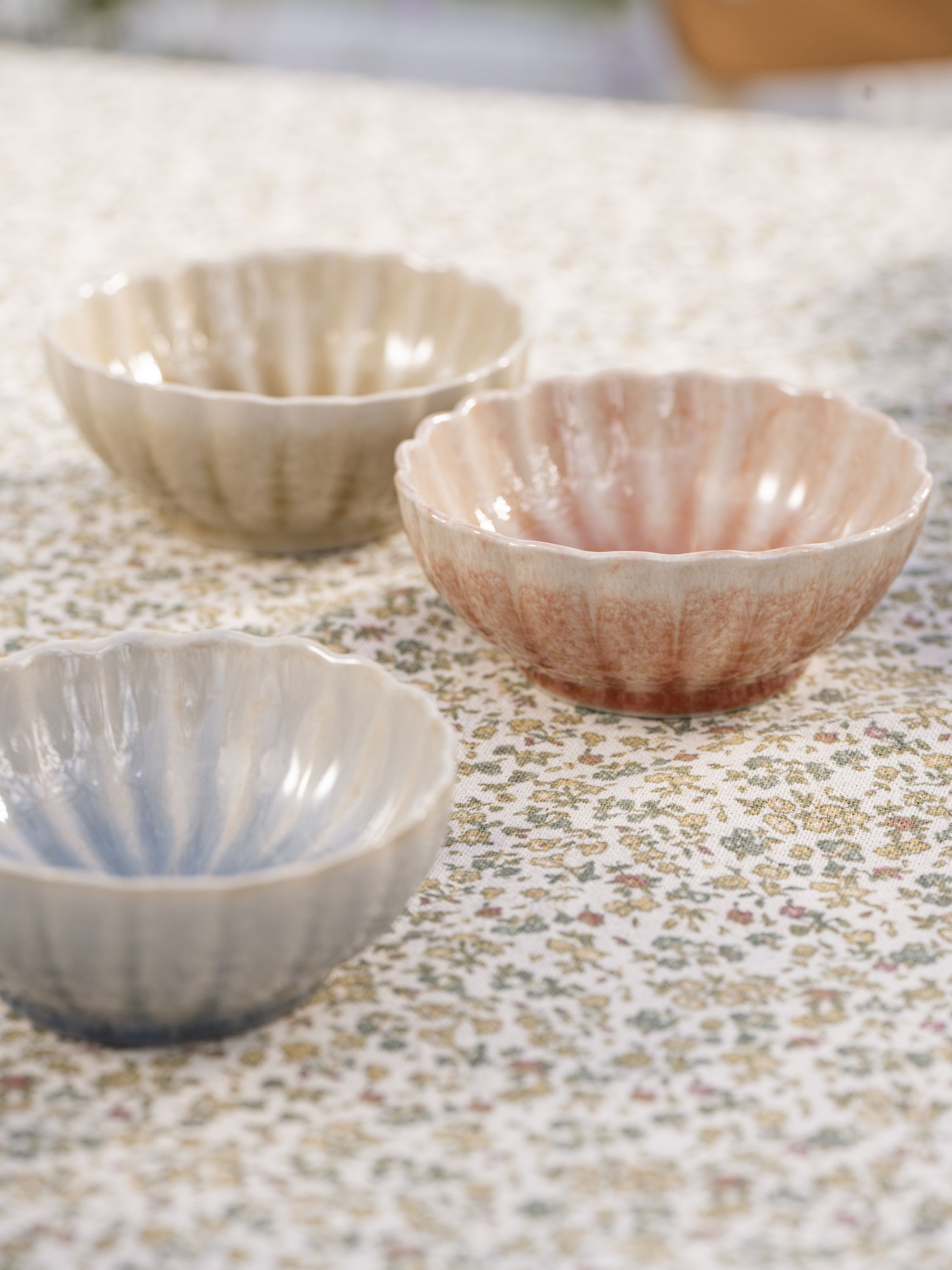 Ib Laursen Servierschale Ib Laursen - 4er Set Schalen Dipschalen Snackschalen Dessertschale D, Keramik