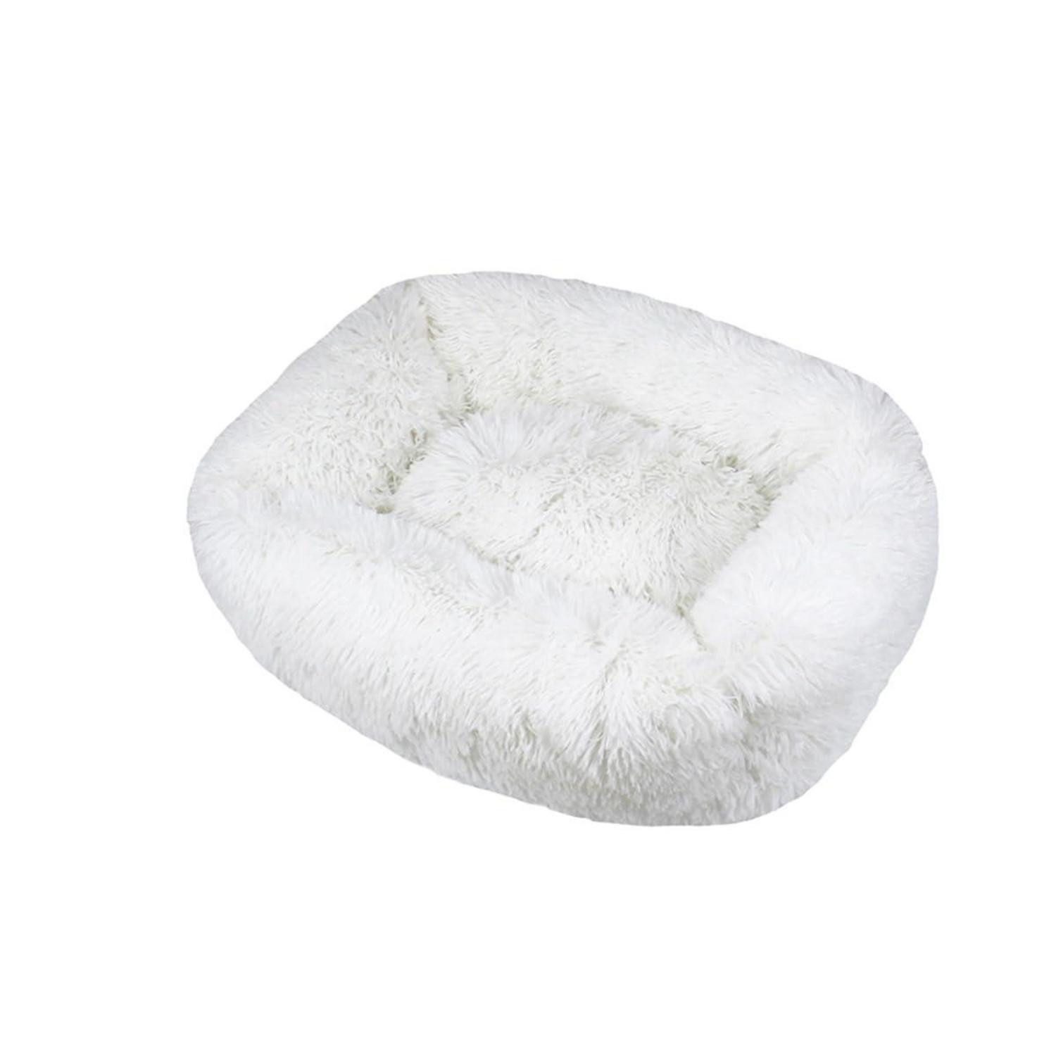 LuxusKollektion Hundebett Hundebett Rechteck XS Weiß