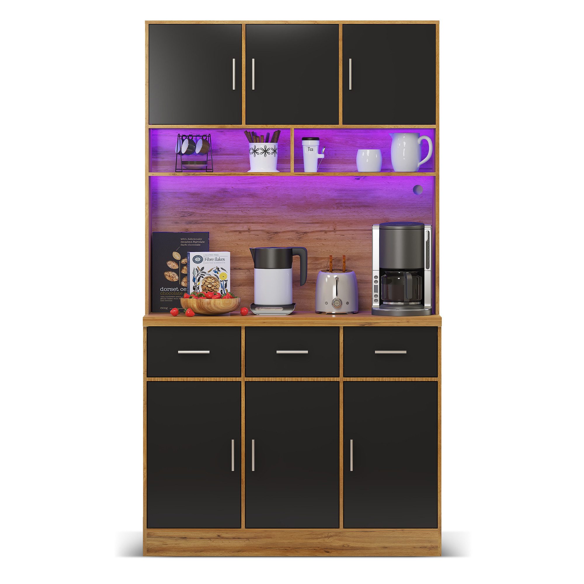 HAUSS SPOLE Hochschrank Küchenschrank Highboard mit günstig online kaufen
