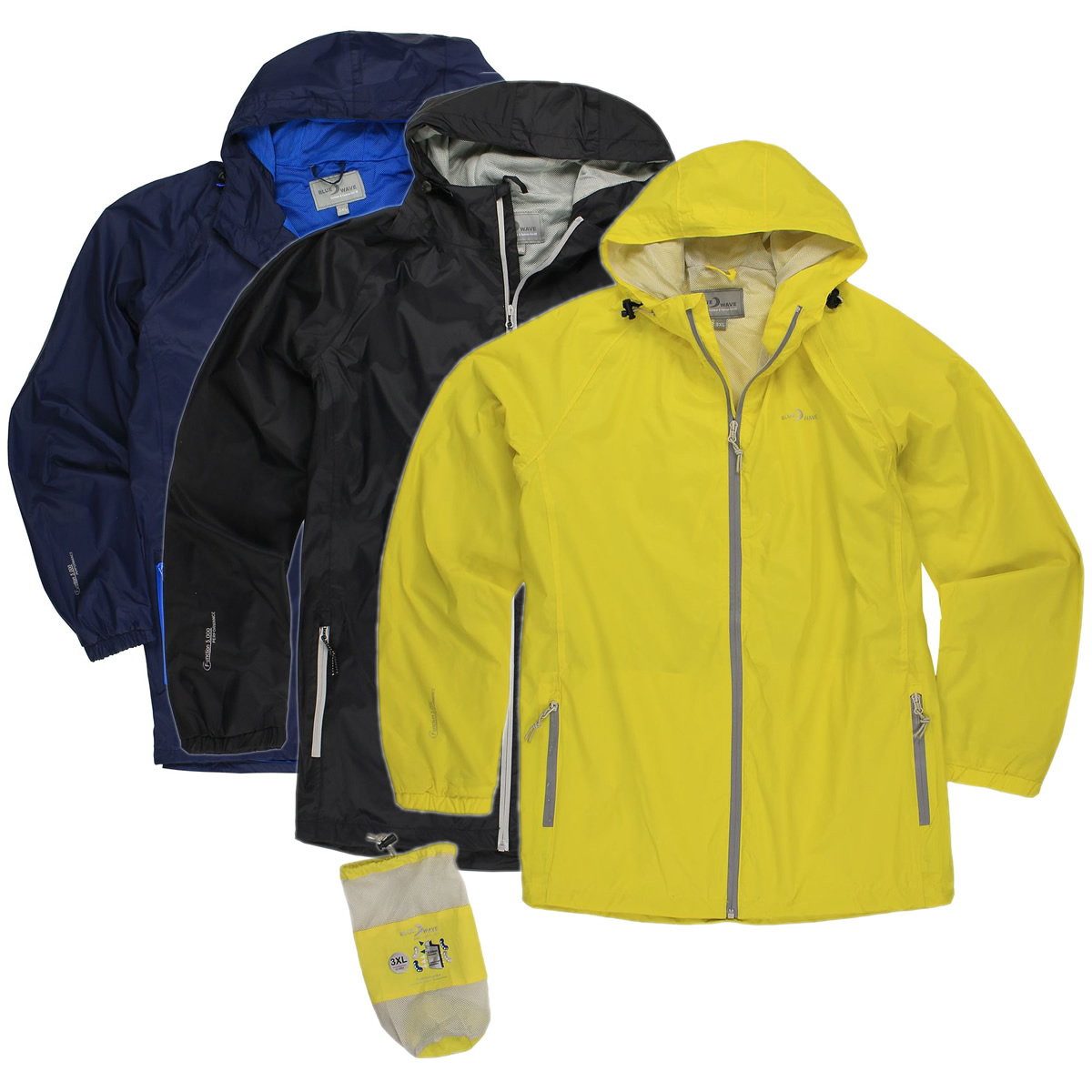 RennerXXL Funktionsjacke Fabian Leichte Dünne Herren XXL Regenjacke Übergrö günstig online kaufen