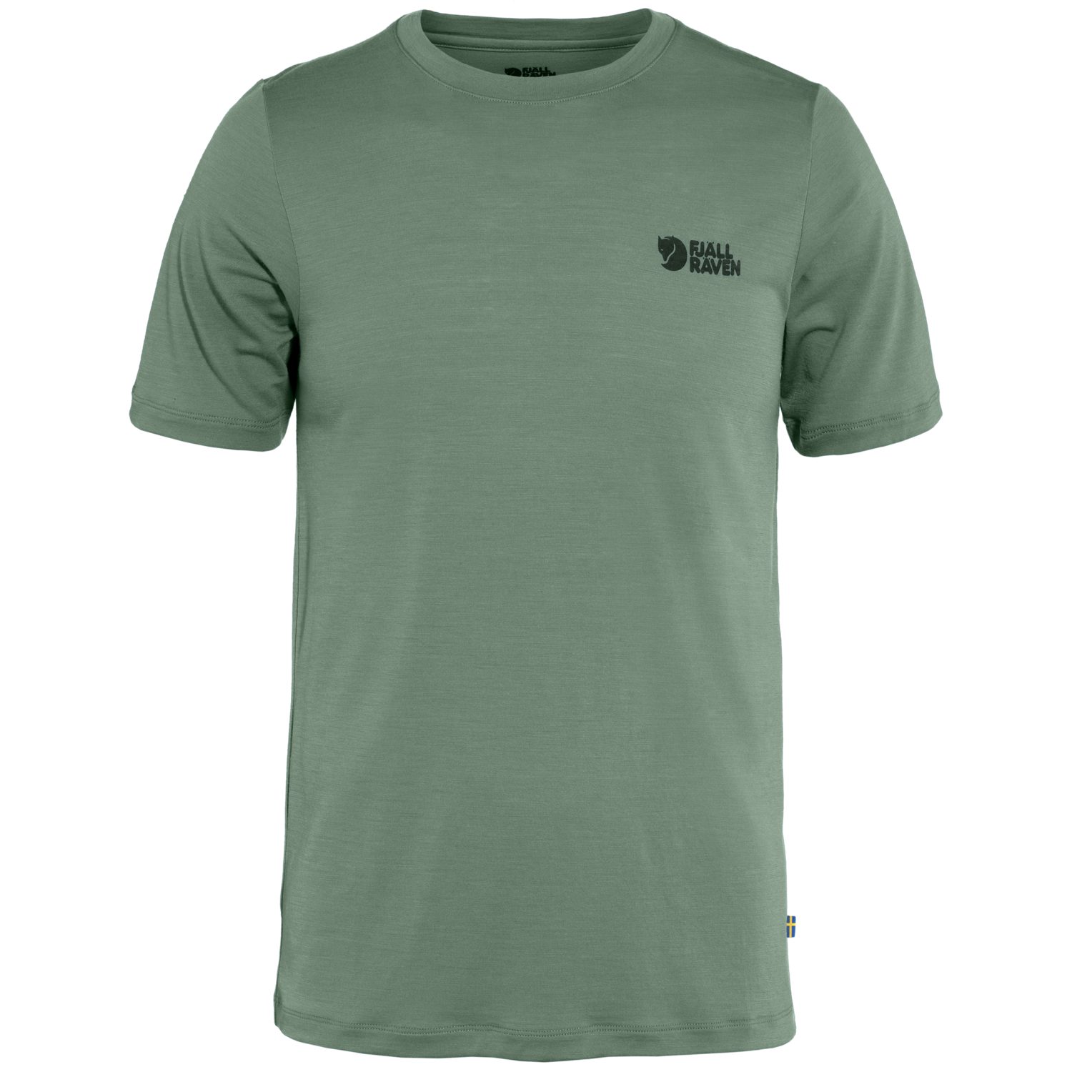 Fjällräven T-Shirt Abisko Wool Logo SS M 614 patina green günstig online kaufen