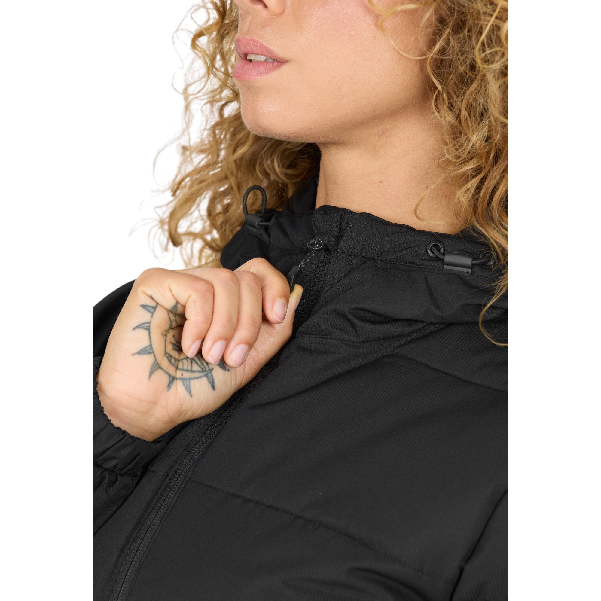WHISTLER Steppmantel Abella Long Padded (Kapuze, warm, atmungsaktiv) schwarz Damen – Bild 3 von 5