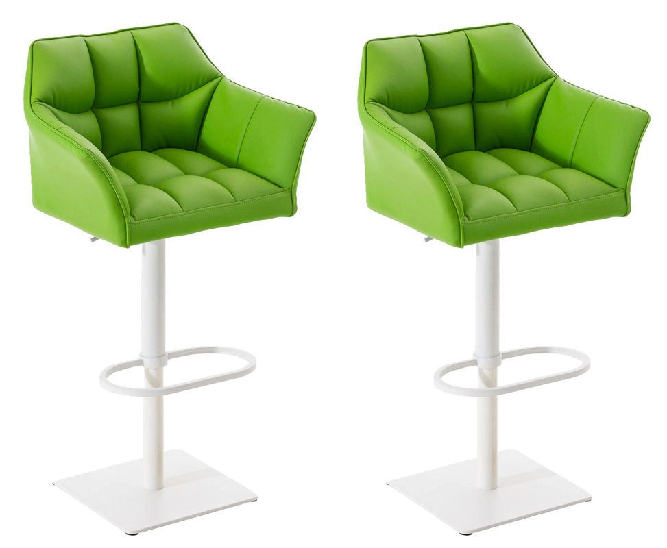 Bistrostuhl 2er Set Barhocker Damaso Kunstleder
