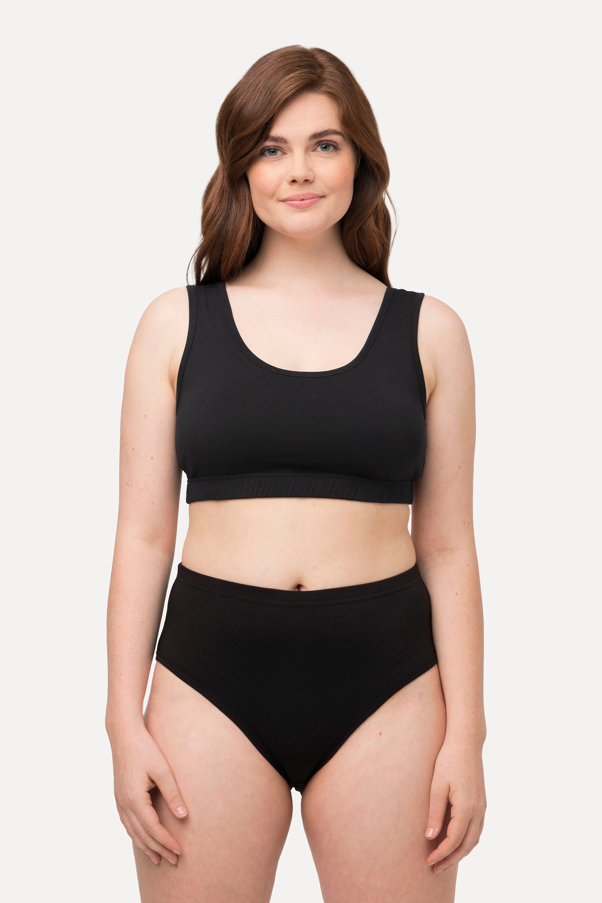 Bügel-BH Bustier breite Träger Biobaumwolle
