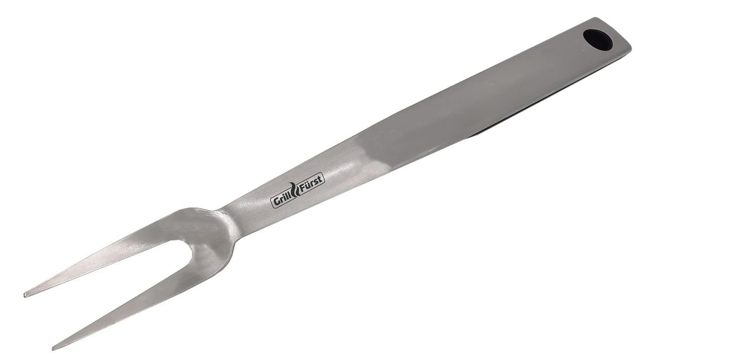 Grillfürst Grillbesteck-Set Grillfürst Premium Edelstahl Grillbesteck Set mit Grillzange, -Wender und -Gabel in Geschenkverpackung