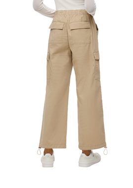 QS Stoffhose Regular: Parachute Pants mit Cargotaschen