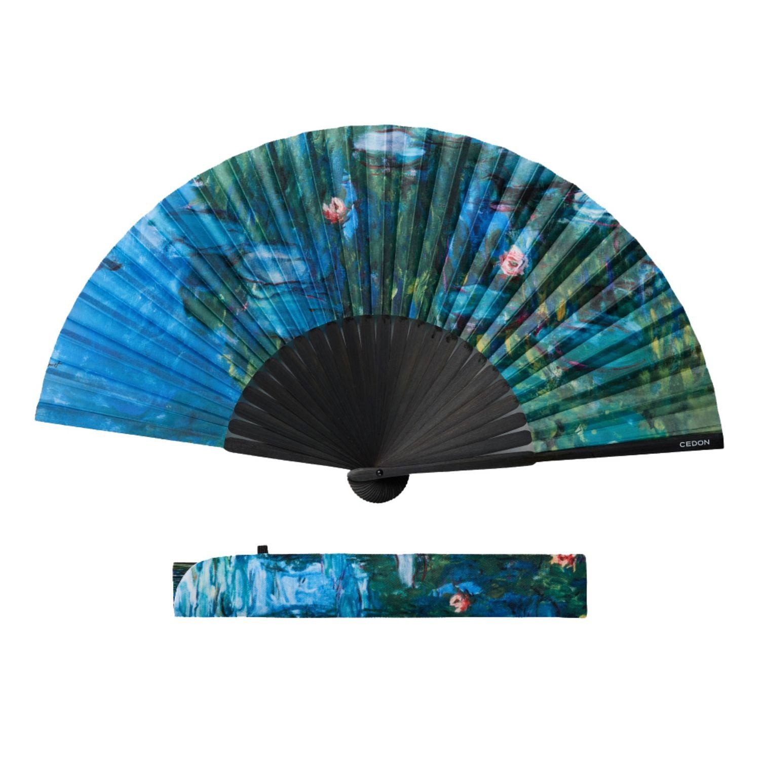 Cedon Museum Shops Aktentasche Fächer Monet, Seerosen