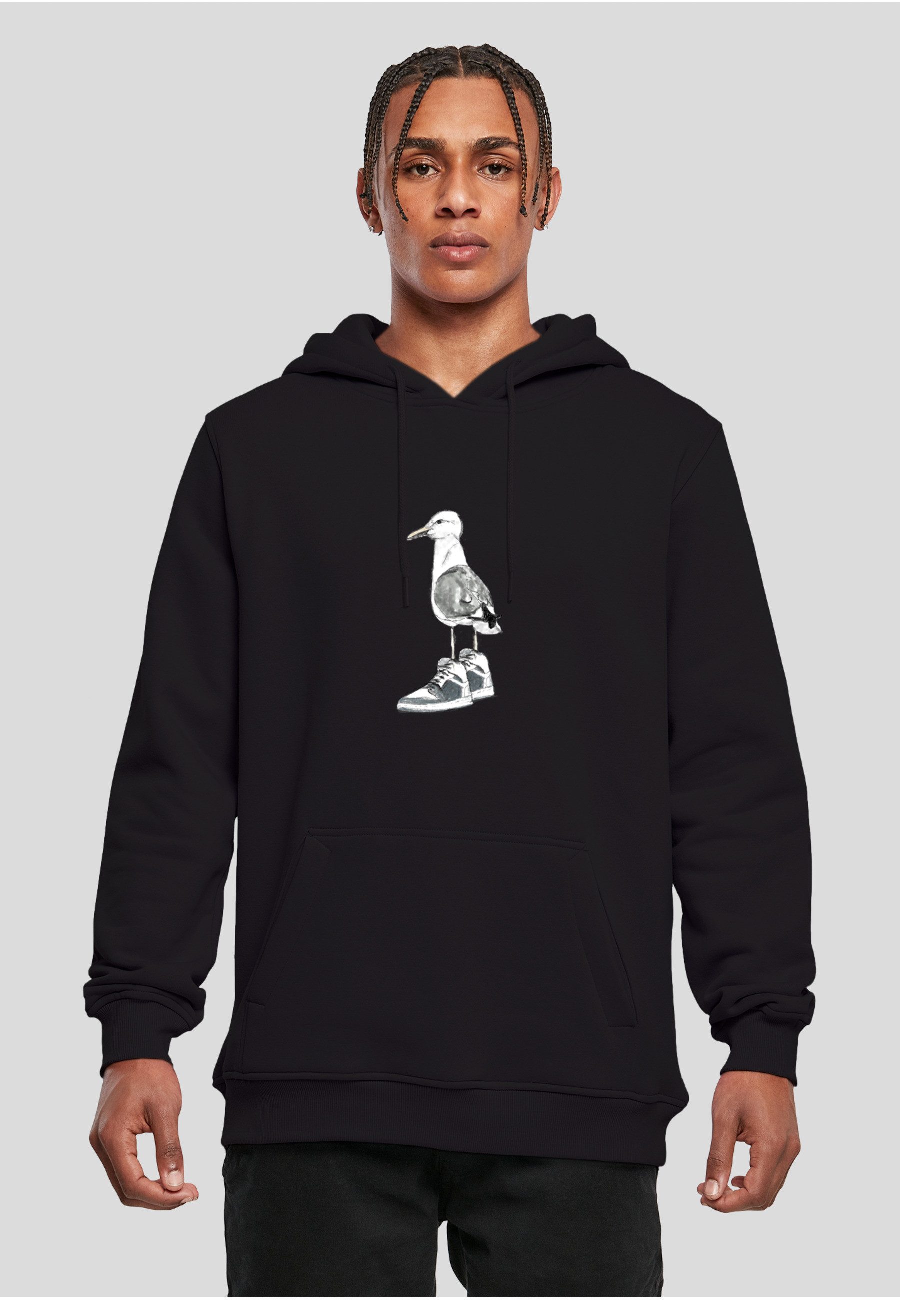 MisterTee Kapuzenpullover MisterTee Herren Seagull Sneakers Hoody (1-tlg)