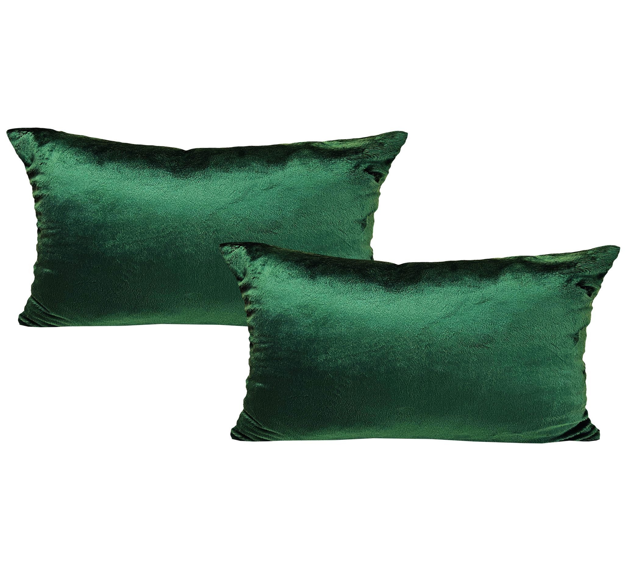 JACK Kissenbezüge 2er Set Kissenhülle Teddy Flausch Plüsch, (2 Stück), super flauschig, Couchkissen