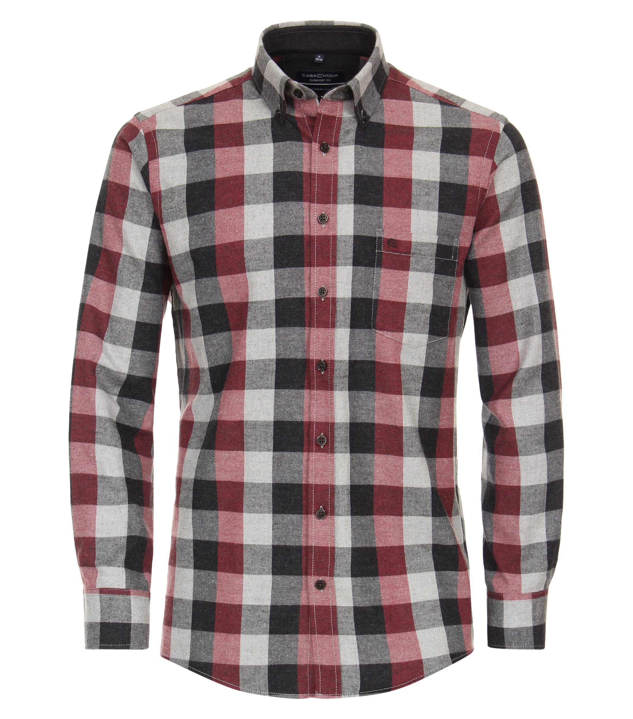 CASAMODA Langarmhemd CASAMODA Freizeithemd kariert günstig online kaufen