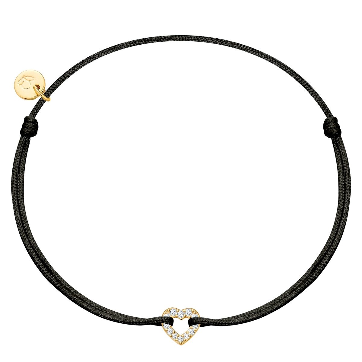 Armband Herz gelbgold