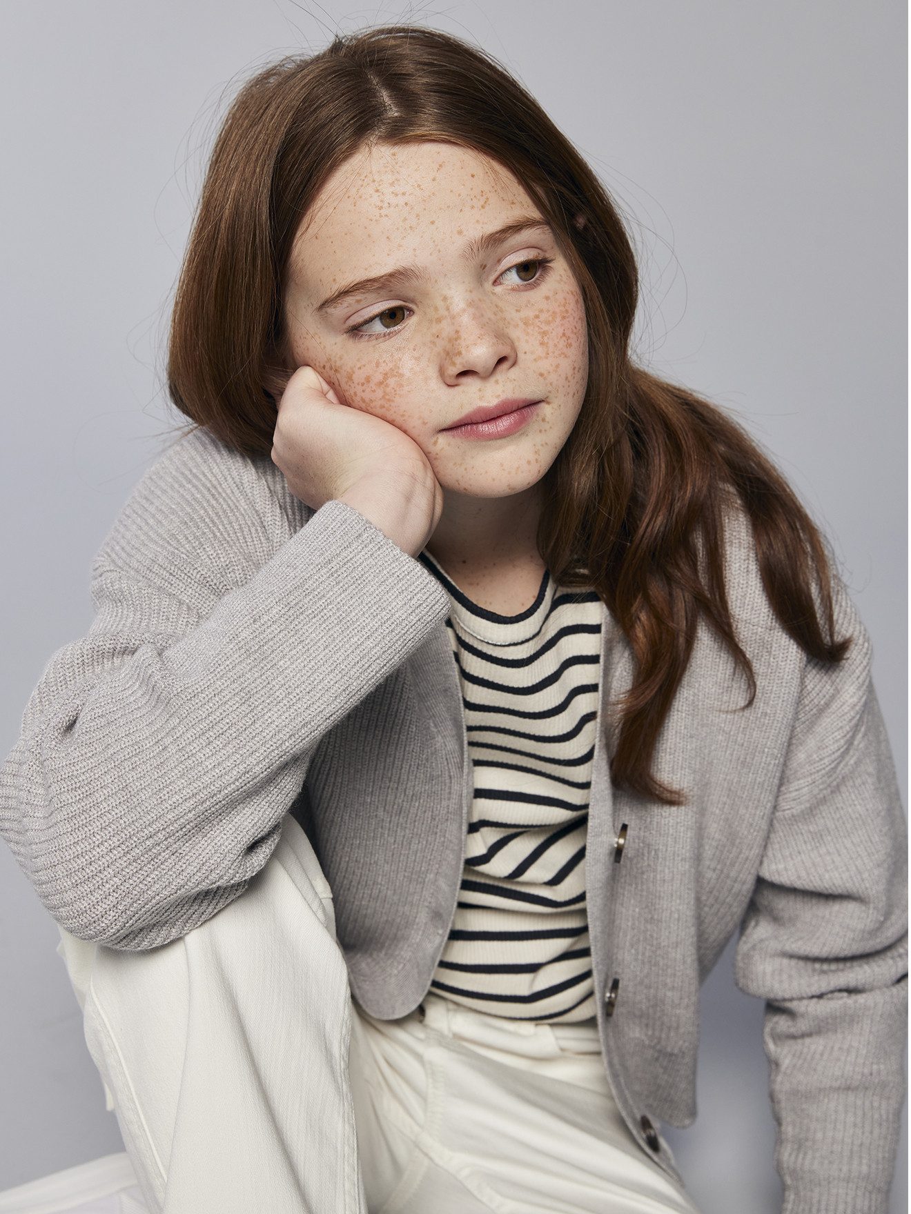 jonen Strickjacke Mädchen Cropped-Cardigan