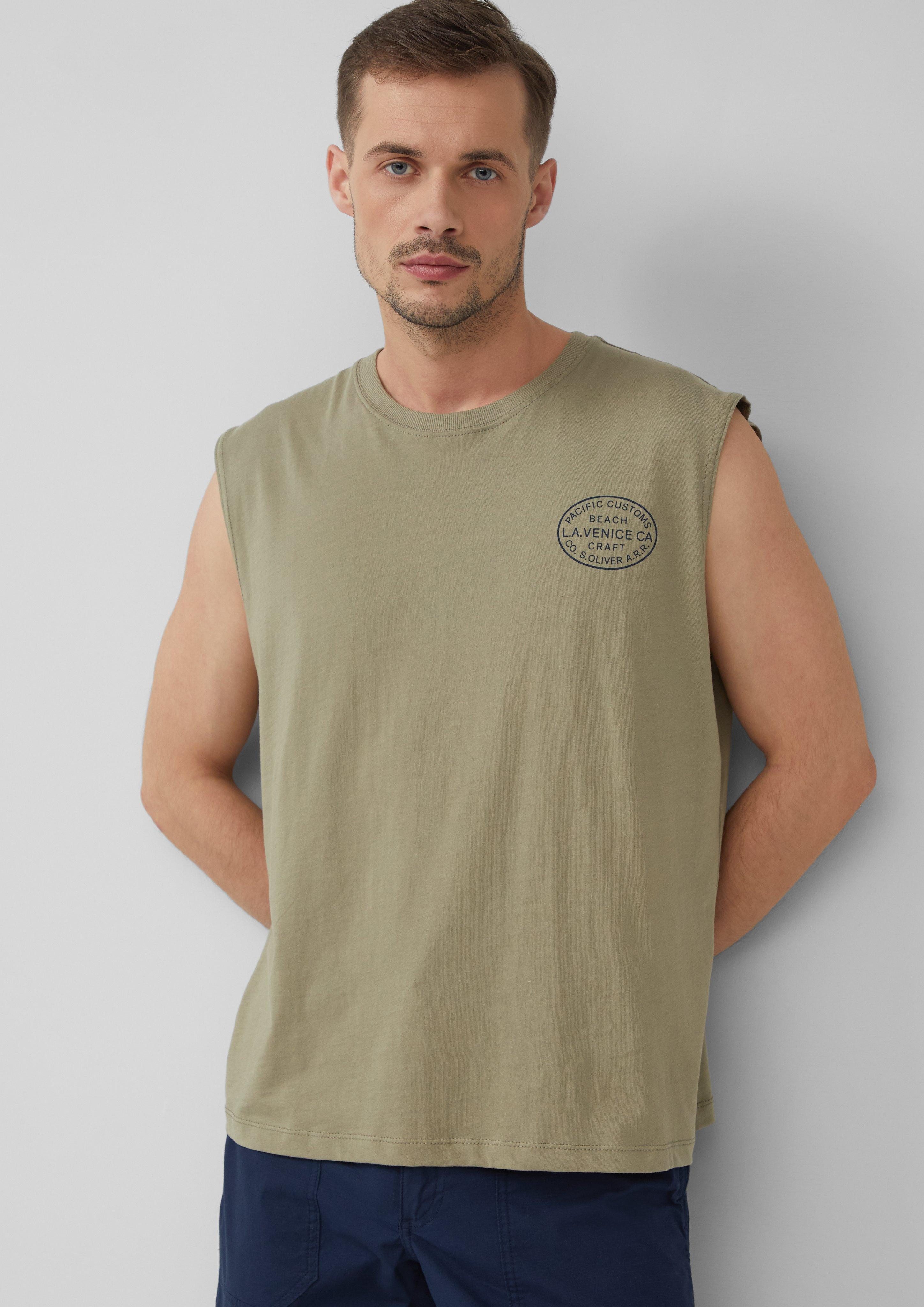 s.Oliver Shirttop Jersey-Tanktop im Relaxed Fit günstig online kaufen