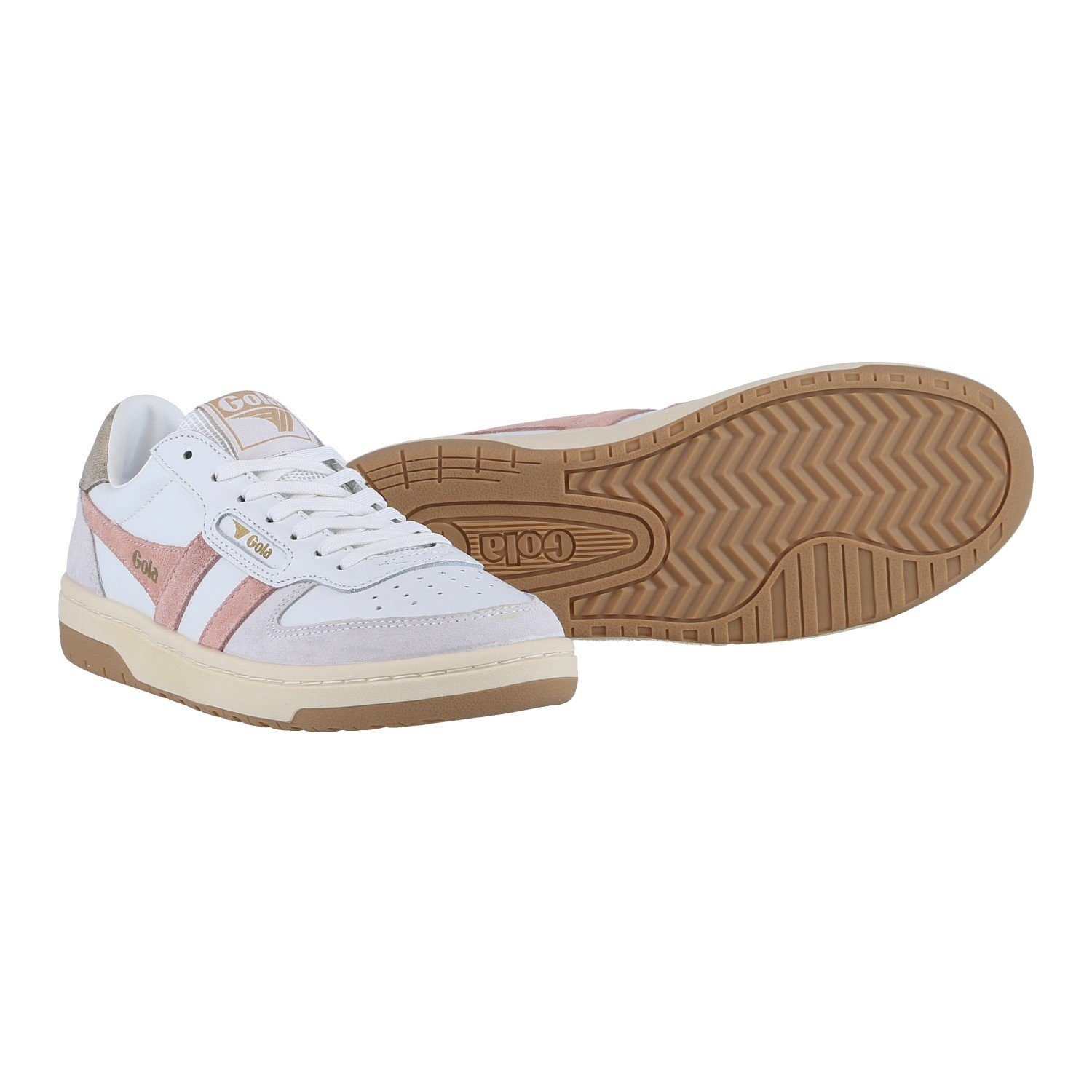 Gola Hawk 2024 weiss/rosa/gold Damen Sneaker günstig online kaufen