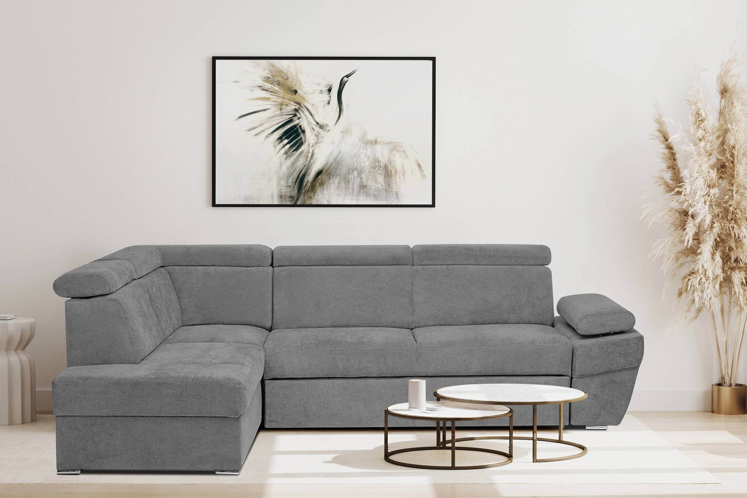 KONSIMO® Ecksofa RATLO Ecksofa, mit Bettfunktion günstig online kaufen