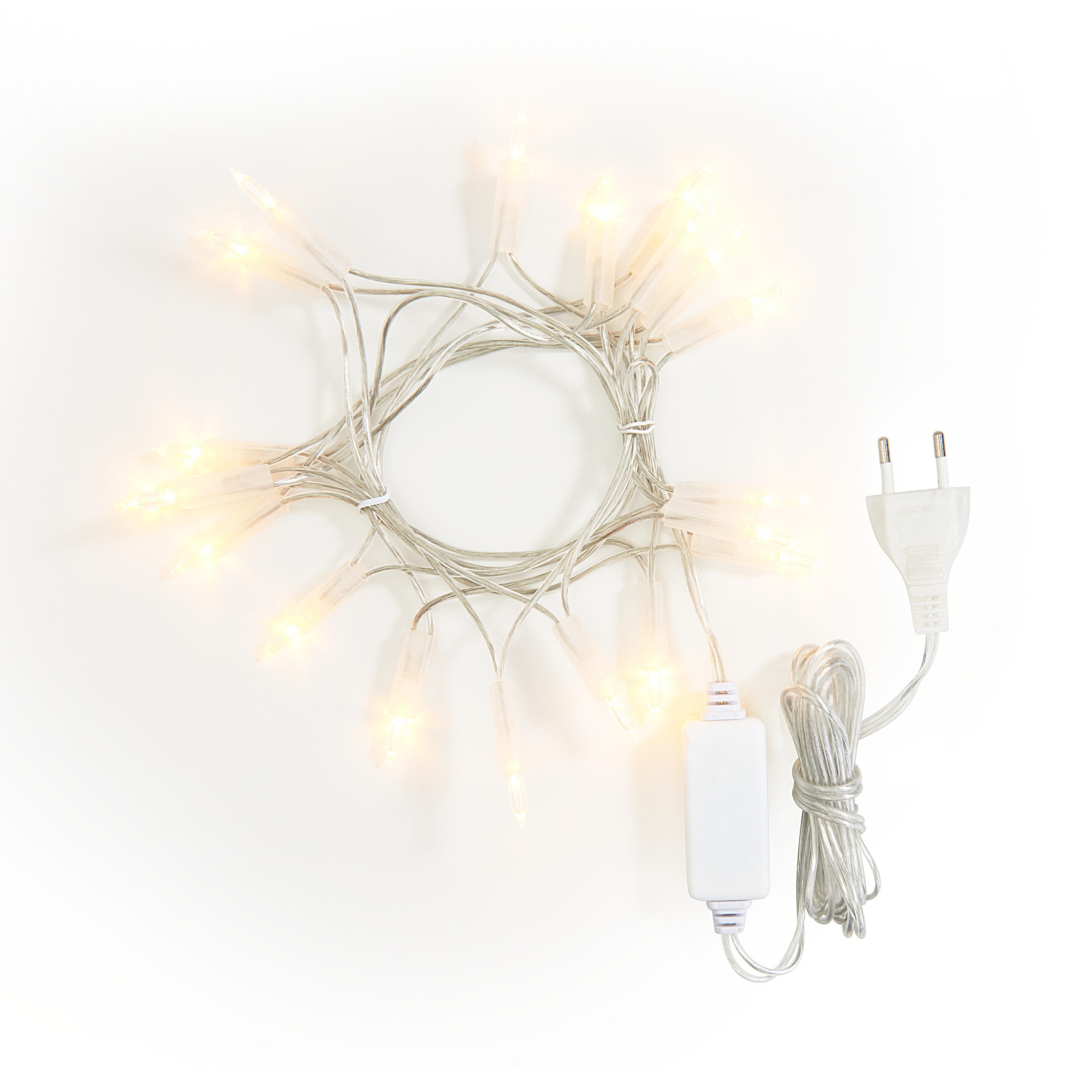 KONSTSMIDE Lichterkette LED Mini Lichterkette, ohne Schalter, 20 warmweiße günstig online kaufen