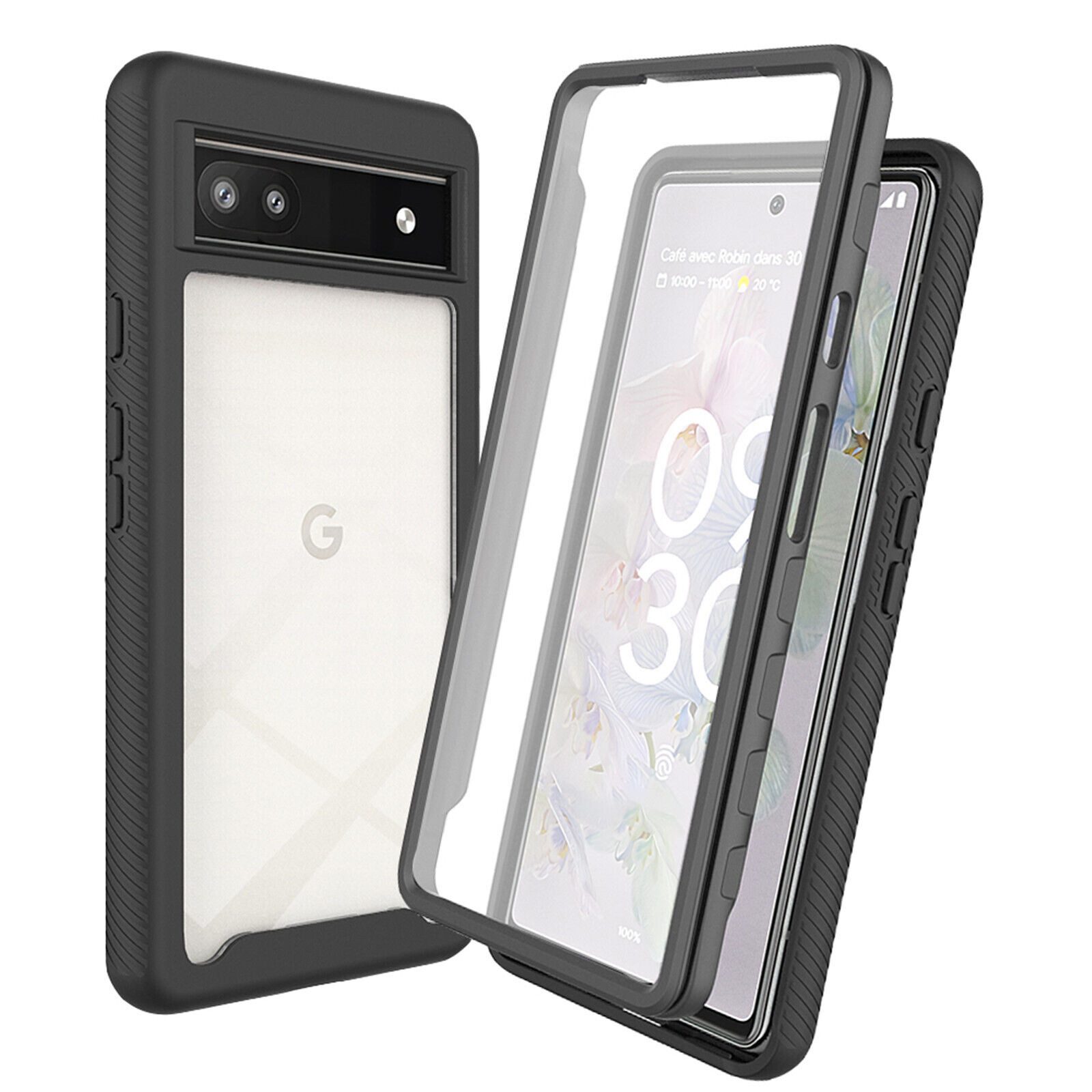 betterfon Handyhülle für Google Pixel 6A TPU Case mit 360° Rundumschutz Displayschutz