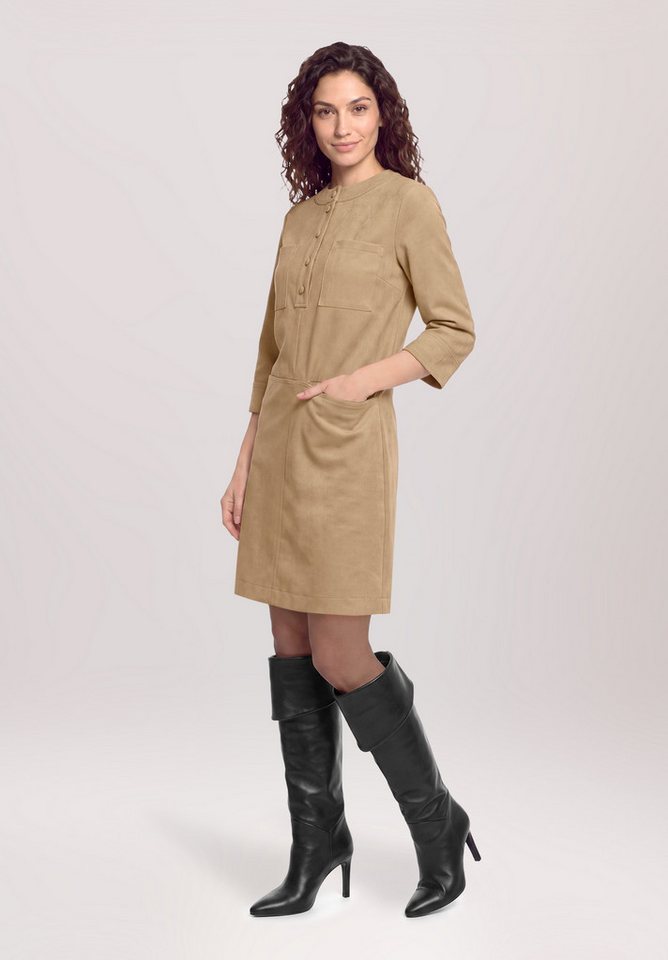Cartoon Druckkleid Damen mit Taschen