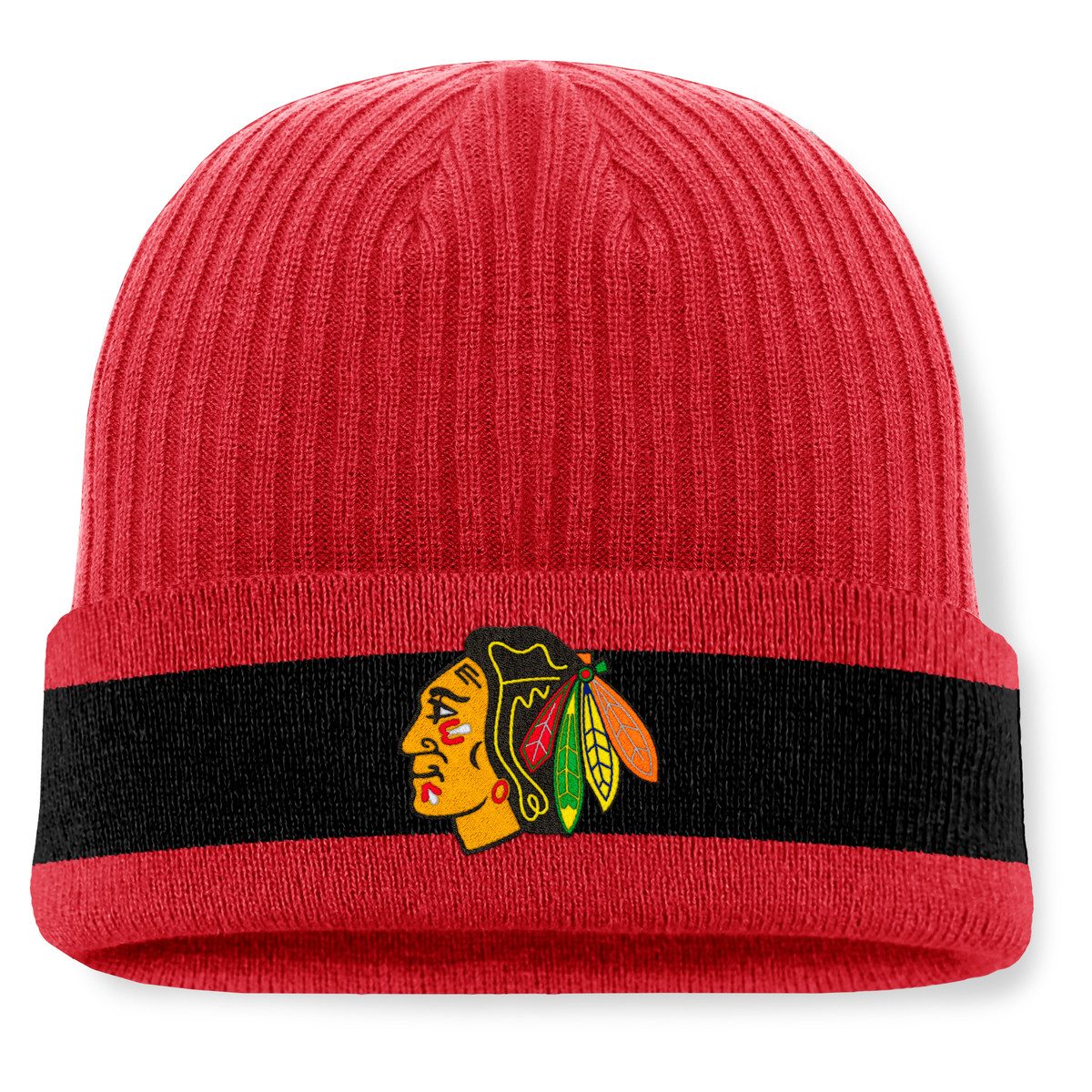 Fanatics Bommelmütze Fanatics Mütze Chicago Blackhawks A/ Beanie Cuff