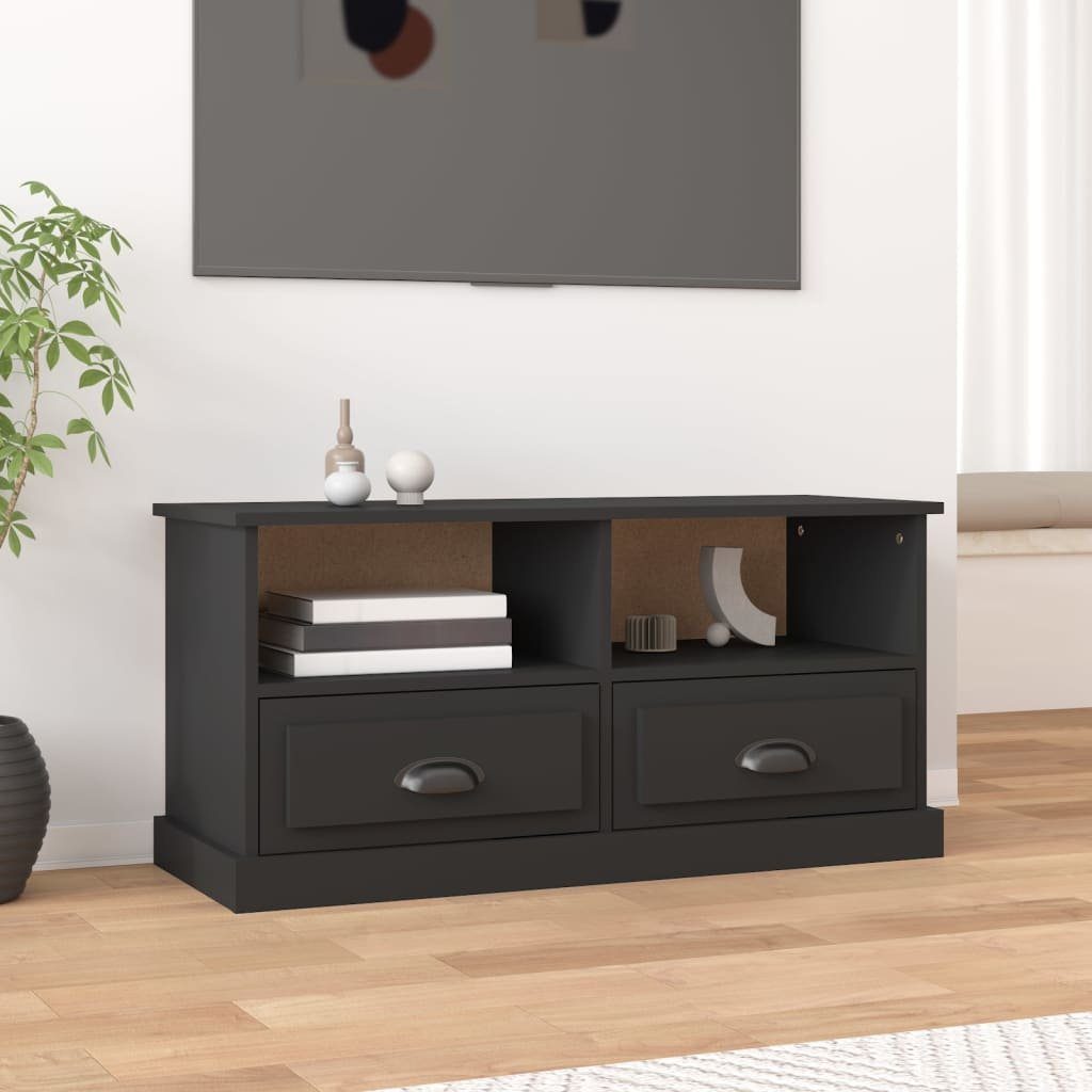 vidaXL TV-Schrank TV-Schrank Schwarz 93x35,5x45 cm Holzwerkstoff (1-St)
