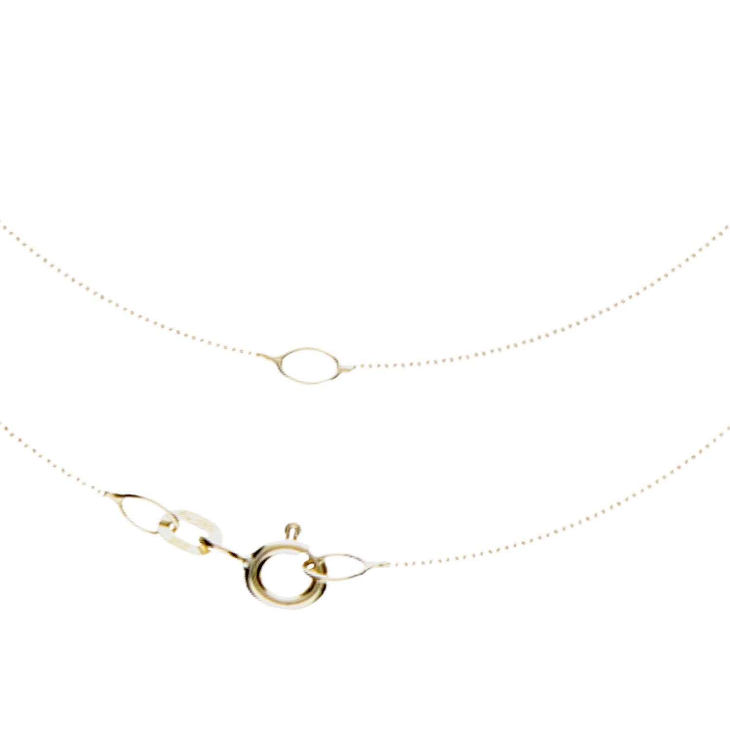 Goldkette JB Edle Goldkette Ankerkette 585 - 14 K Gold 0,8mm 45 cm