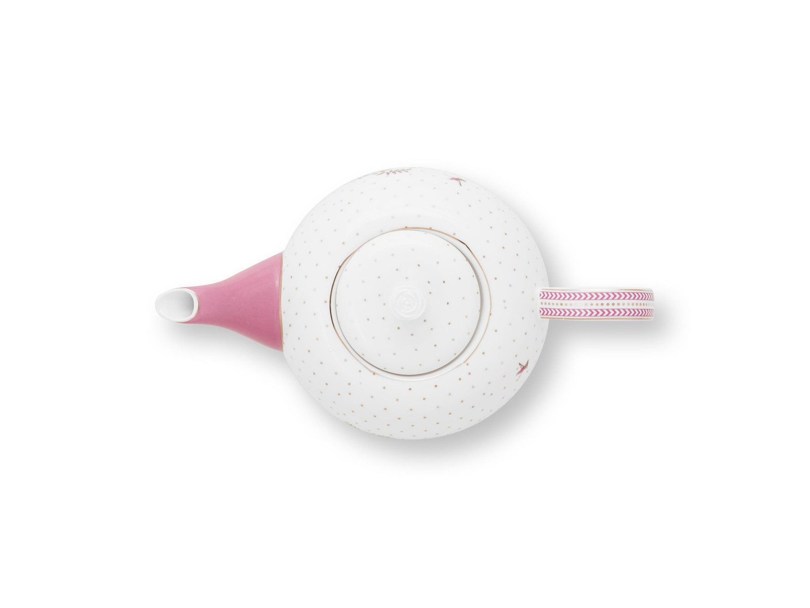 PiP Studio Teekanne Jolie Dots Gold Pink Teekanne 1,6l