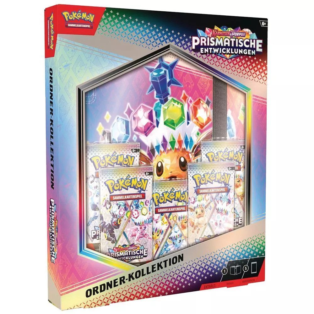 AMIGO Sammelkarte Pokemon Karmesin Purpur Prismatische Entwicklungen Ordner Kollektion