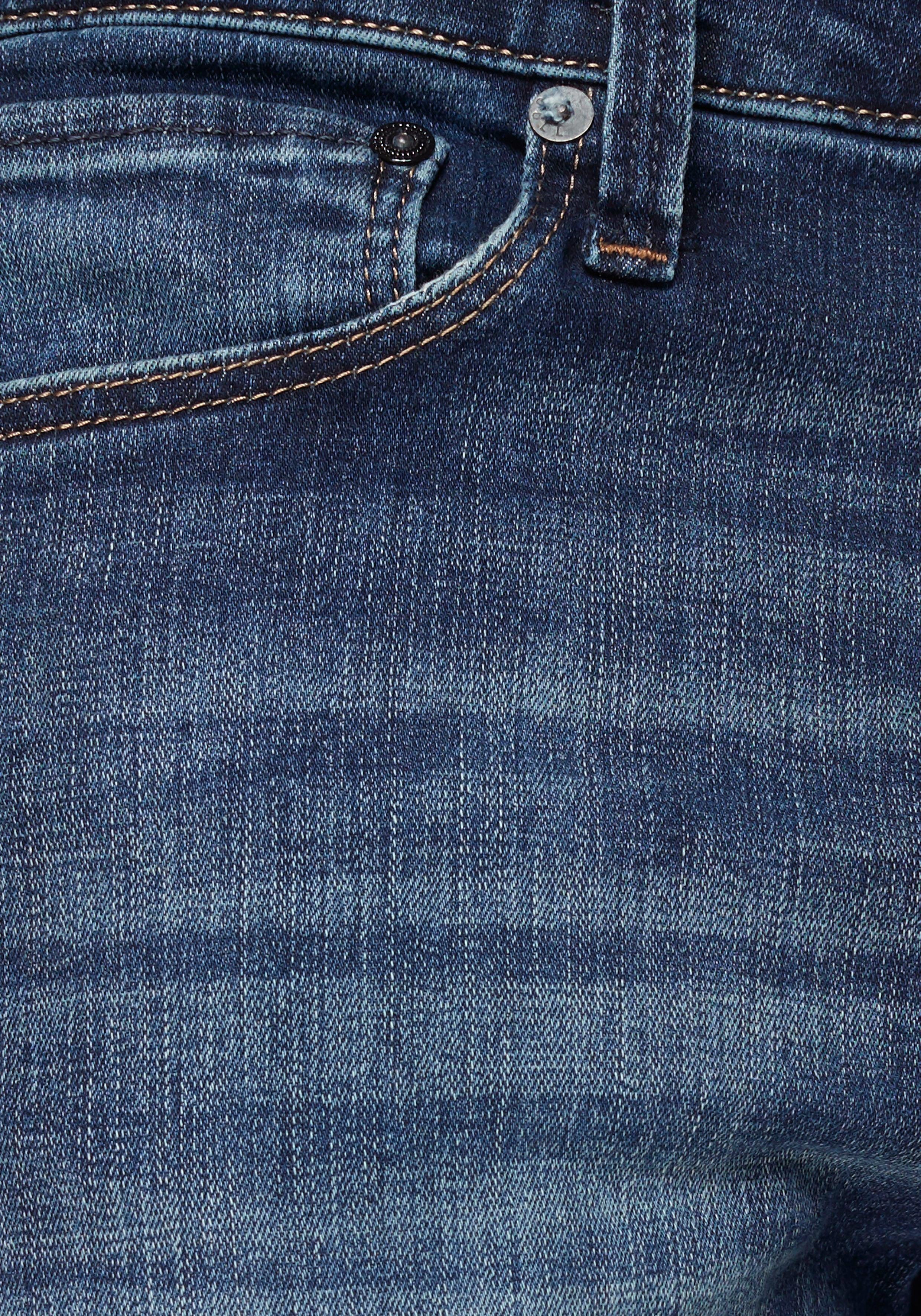 Jack & Jones mid-blue-used ICON GLENN Slim-fit-Jeans