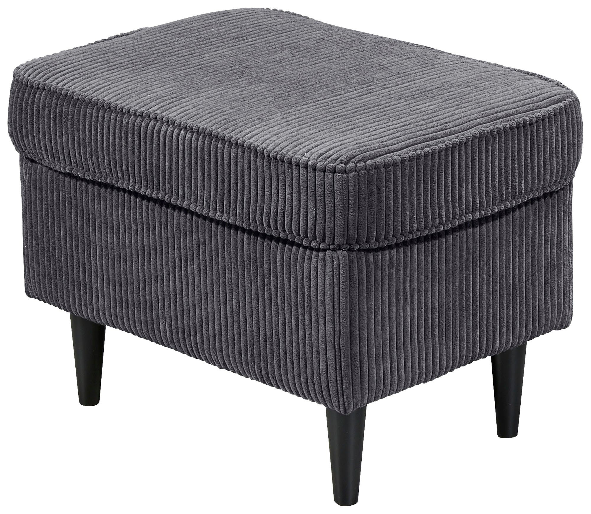 ED EXCITING DESIGN Hocker Oskar, mit Massivholzfüßen günstig online kaufen