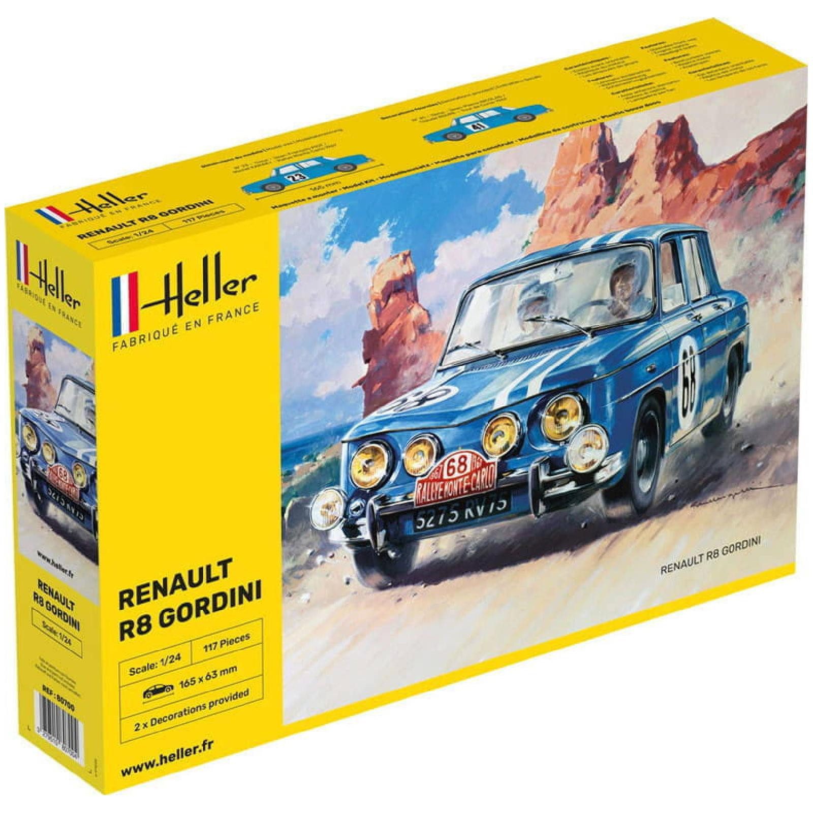 Heller Modellbausatz Renault R8 Gordini / 1:24, Maßstab 1:24