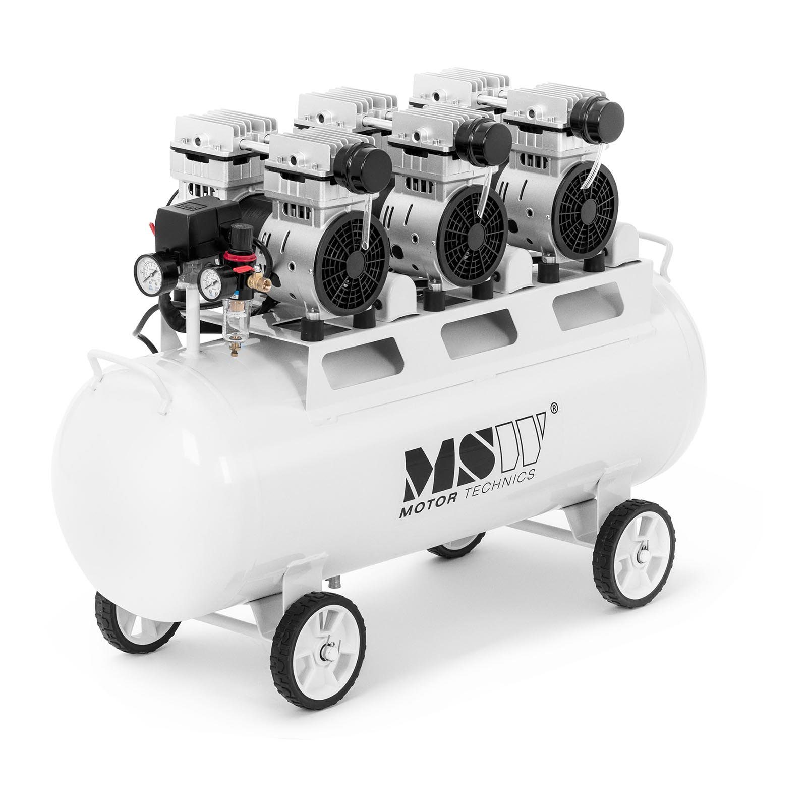 MSW Kompressor Kompressor ölfrei Druckluft-Kompressor Luftkompressor 65 L 750 x 3 W