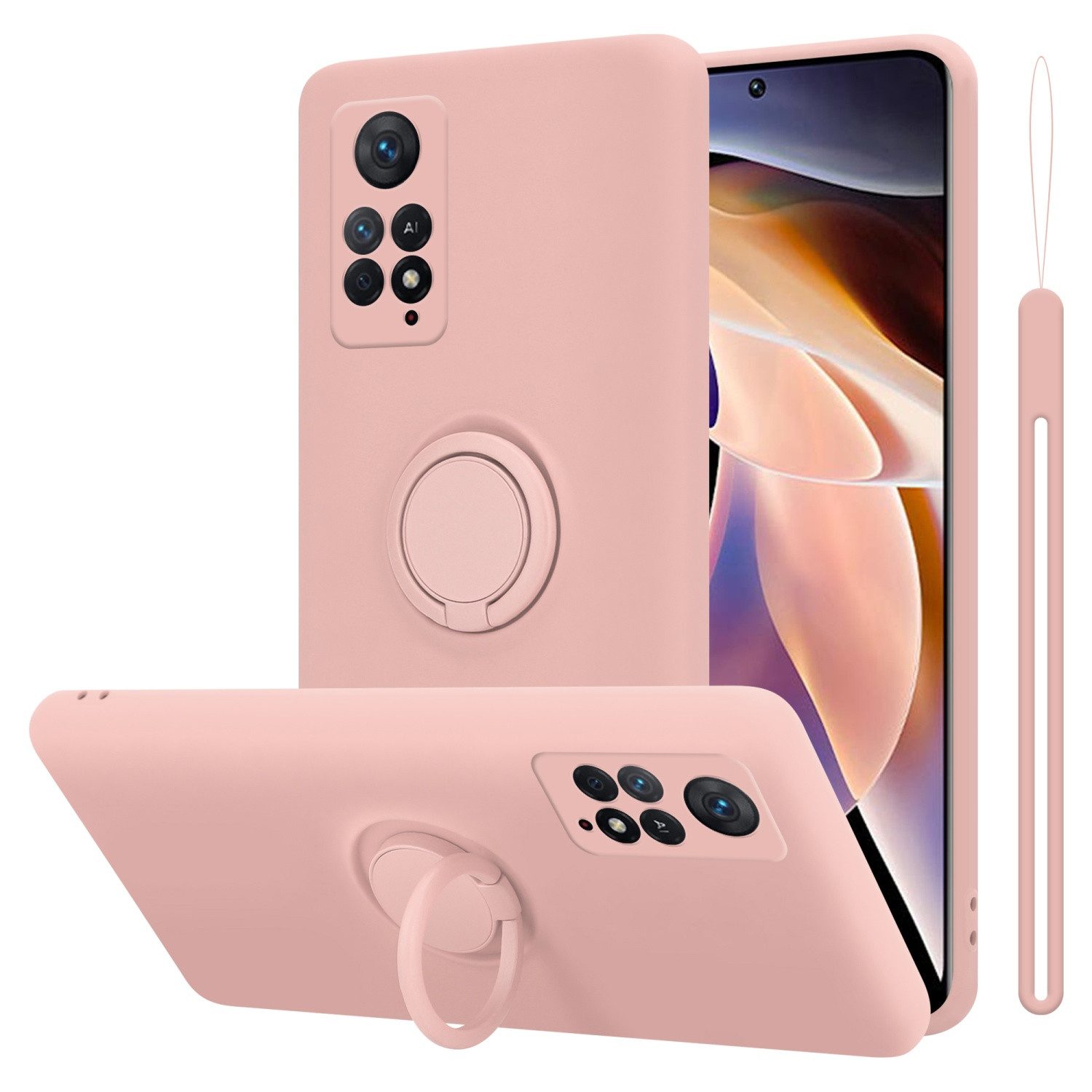 Cadorabo Handyhülle für Xiaomi RedMi NOTE 11 PRO 4G / 5G Hülle Xiaomi RedMi NOTE 11 PRO 4G / 5G, Robustes Hard Case - Handy Schutzhülle - Hülle - Back Cover Bumper
