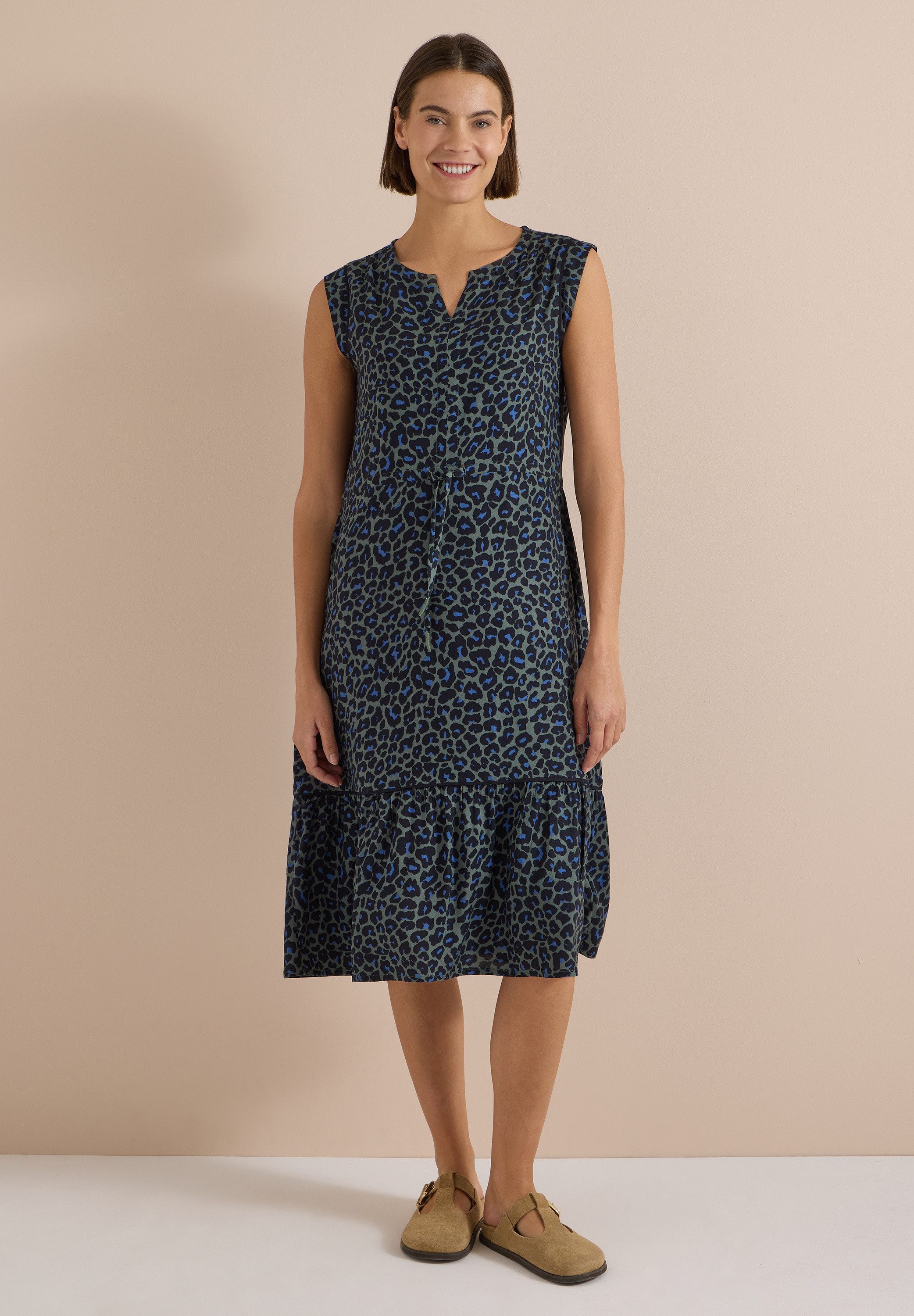 CECIL Midikleid mit grafischem Muster