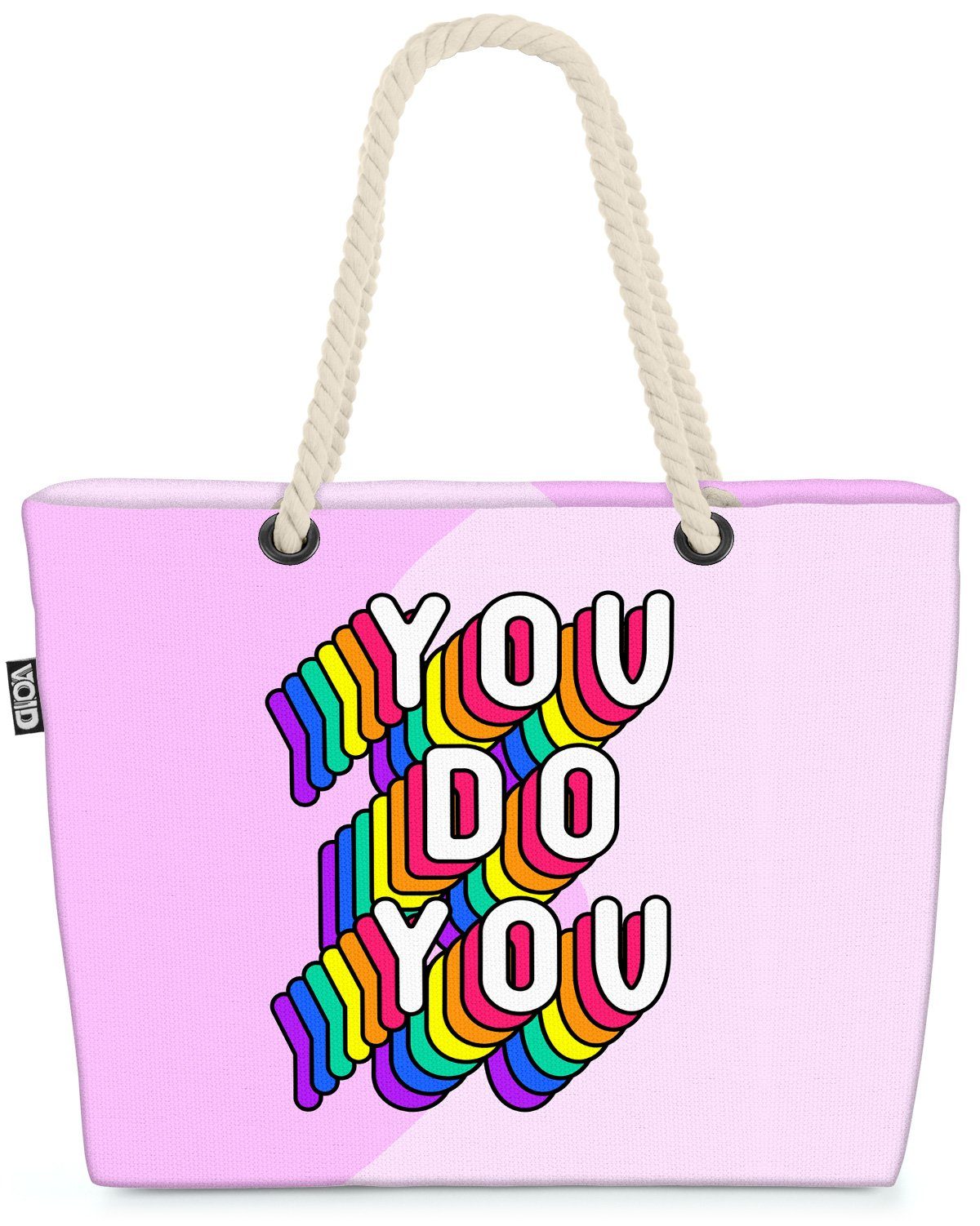 VOID Strandtasche (1-tlg), You pride sei Pride bist Gay LGBTQ+ du Schriftzug du wie bleib Do You
