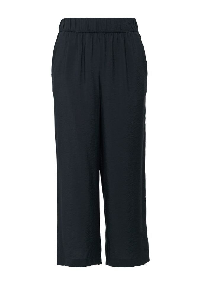 s.Oliver Culotte - Strukturierte Culotte in Relaxed Fit günstig online kaufen
