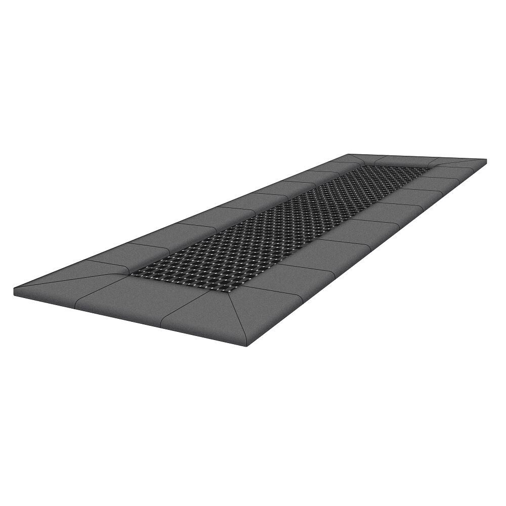 Eurotramp Gartentrampolin Bodentrampolin Kids Tramp Track, Für öffentliche Spielplätze, Bewegungsparcours, Seniorenheime