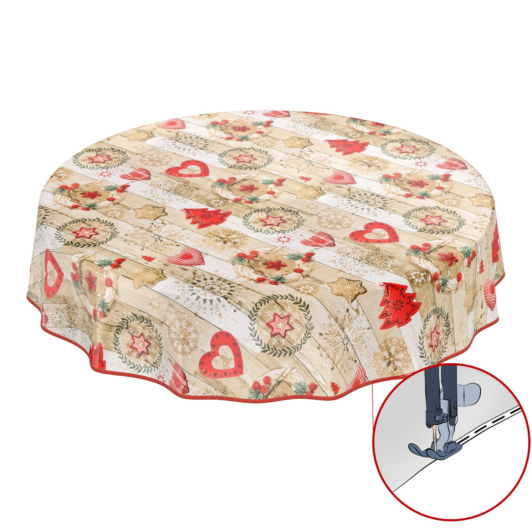 ANRO Tischdecke Wachstuchtischdecke Gartentischdecke Wachstischdecke (Einze günstig online kaufen