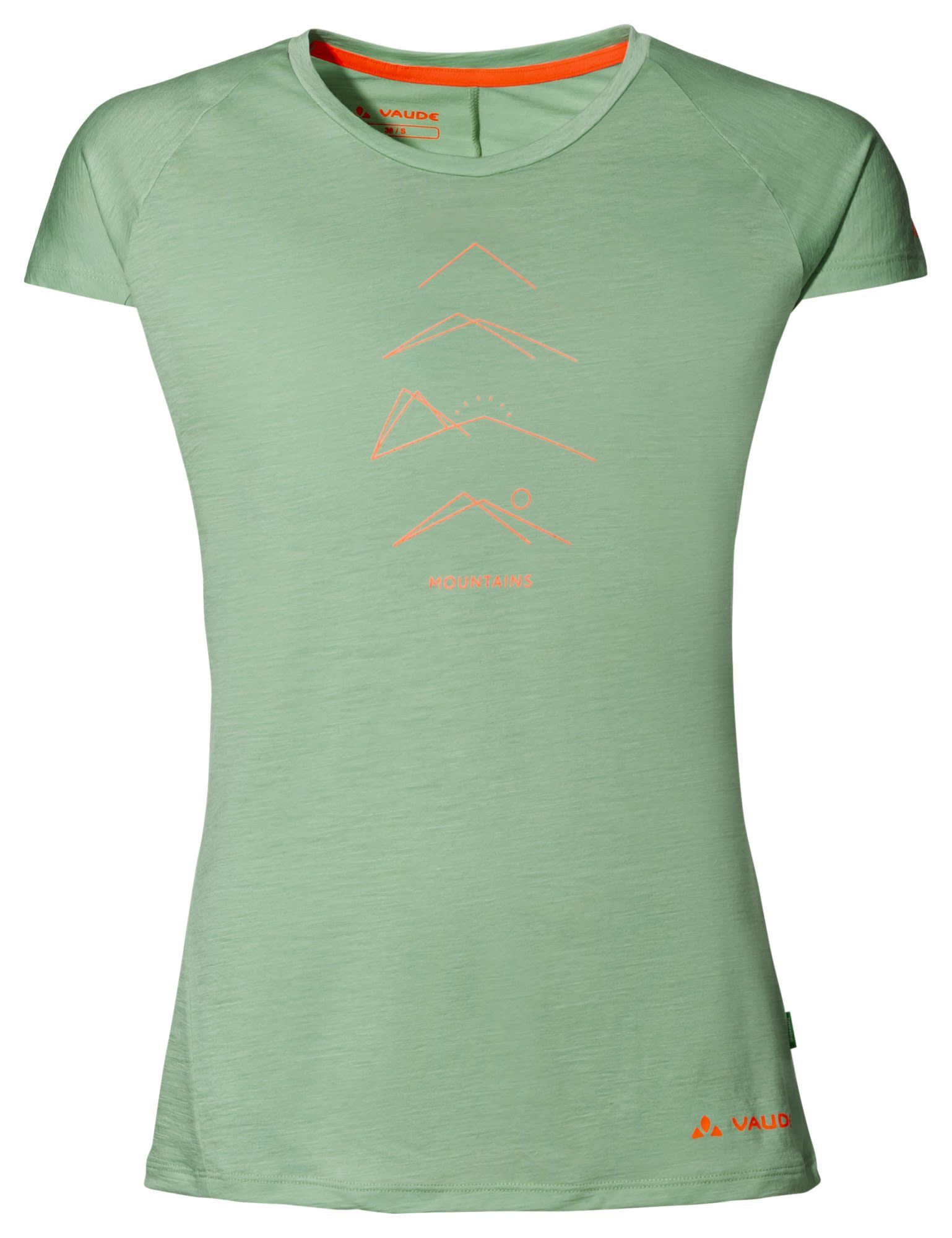 VAUDE T-Shirt Vaude Womens Tekoa Wool T-shirt Damen Aloe Vera