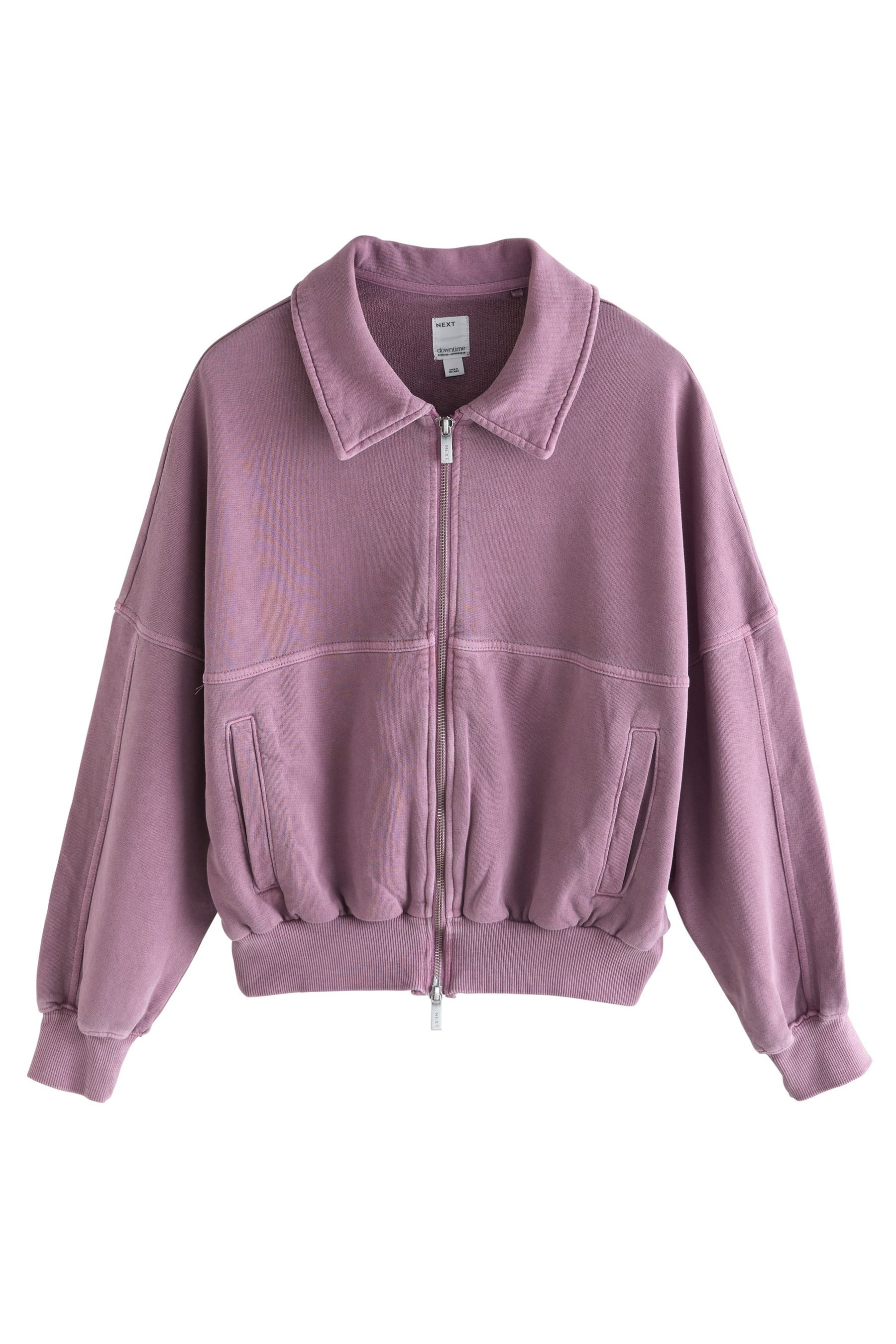 Next Bomberjacke Jacke im Bomber-Stil mit Kragen (1-St)