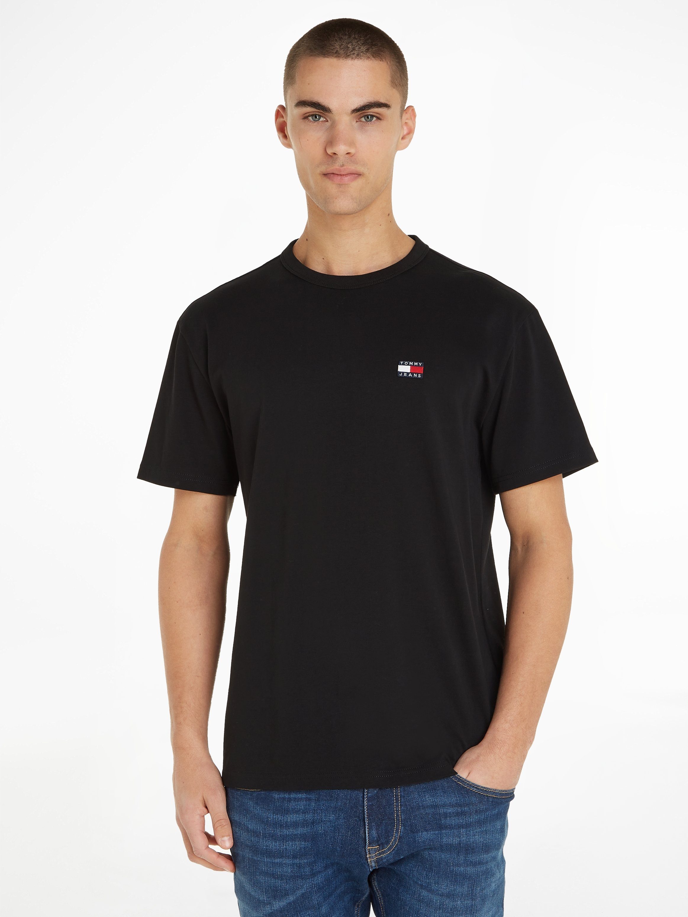 Tommy Jeans T-Shirt TJM CLSC TOMMY XS BADGE TEE Black | T-Shirts