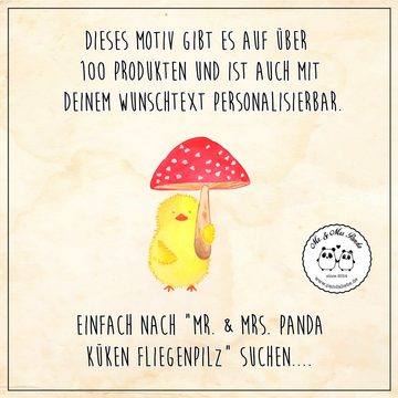 Mr. & Mrs. Panda Aufbewahrungsdose Küken Fliegenpilz - Gelb Pastell - Geschenk, Metalldose, Dose, Gesche (1 St), Stabile Konstruktion
