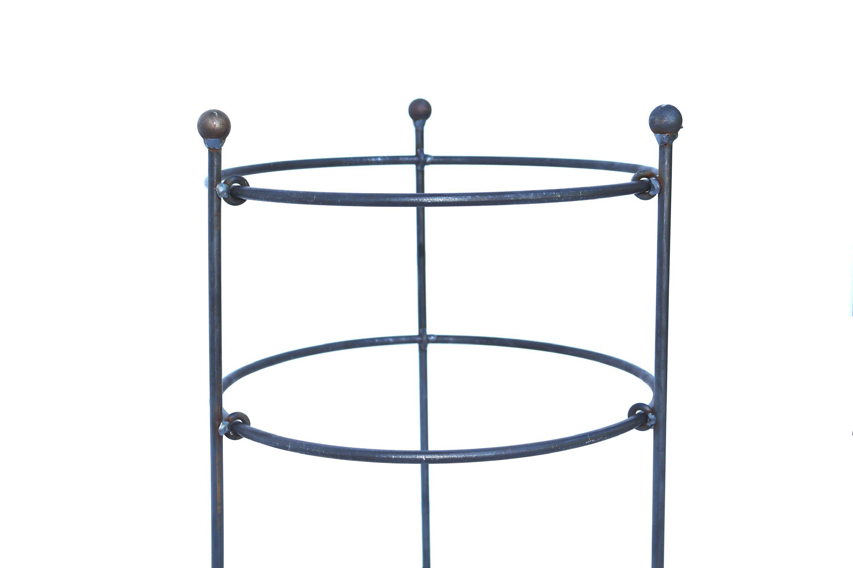 Hirsch Terracotta Rankgitter Staudenhalter rund H 50 Ø 30 2-fach Vollmateri günstig online kaufen