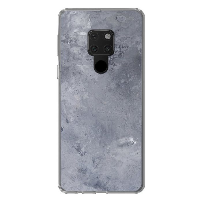 MuchoWow Handyhülle Schiefer - Beton - Retro - Strukturen - Grau - Rustikal Phone Case Handyhülle Huawei Mate 20 Silikon Schutzhülle OR12441
