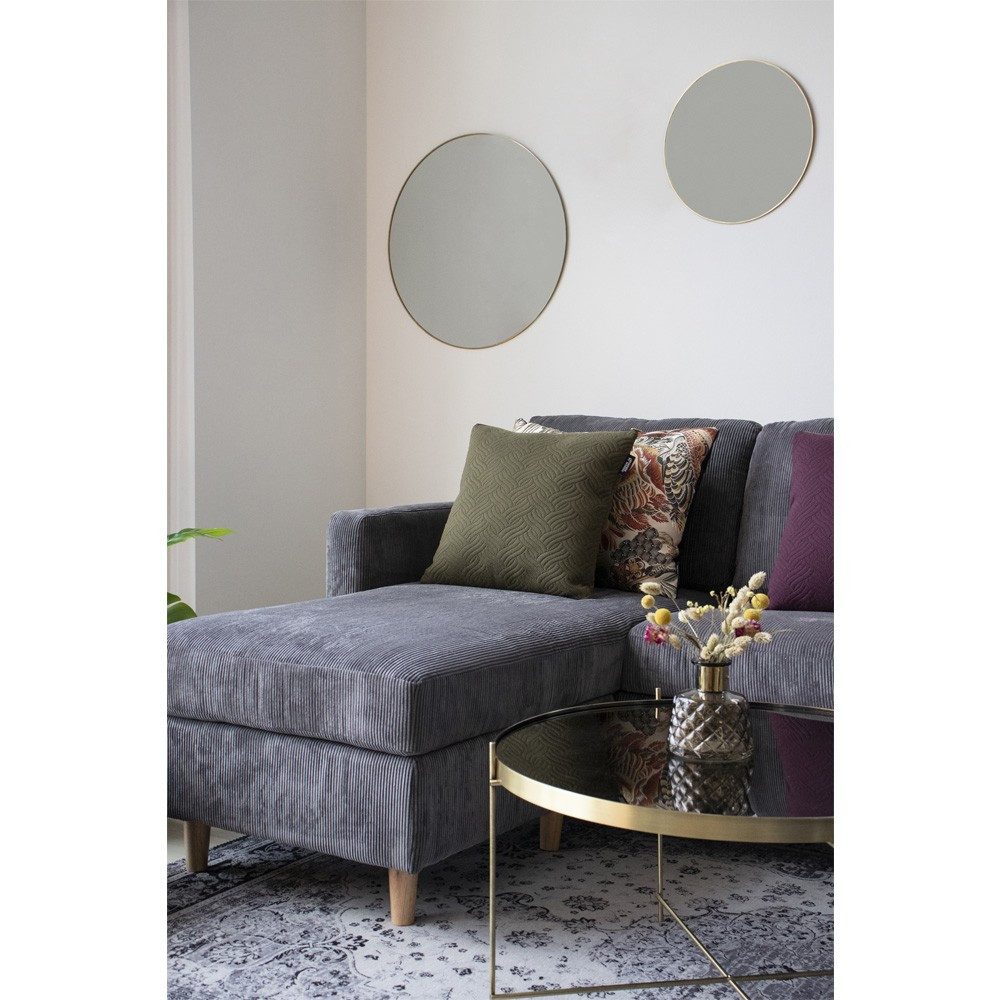 Vintagehaus Dekokissen Retro Kissen in verschiedenen Farben und Mustern